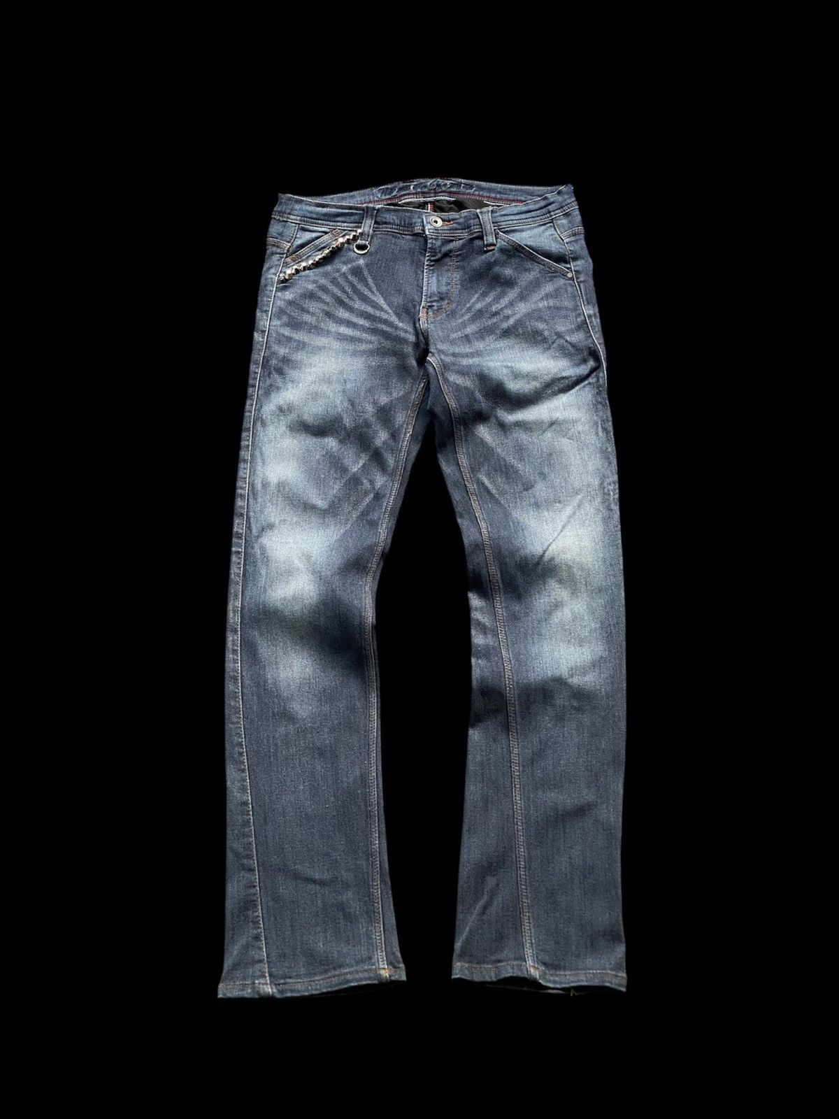 Japanese Brand NICOLE CLUB FOR MEN STUDDED INDIGO DENIM Size US 30 / EU 46 - 1 Thumbnail