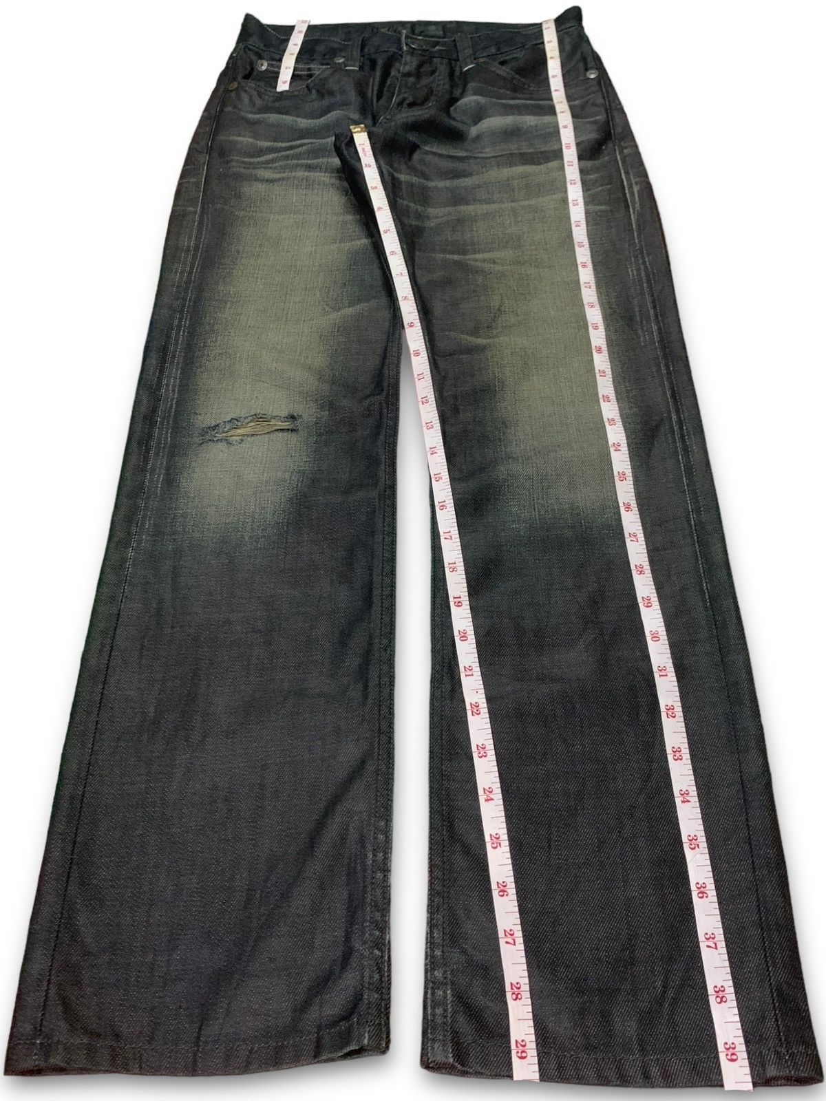 Black Label × Japanese Brand Vintage Japanese Brand Black Label Faded Jeans Size US 29 - 12 Thumbnail