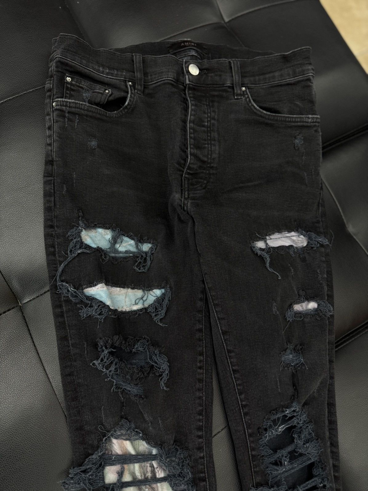 Amiri Amiri Jeans Black Colorful Patch Size 34 🧼 Size US 34 / EU 50 - 5 Thumbnail