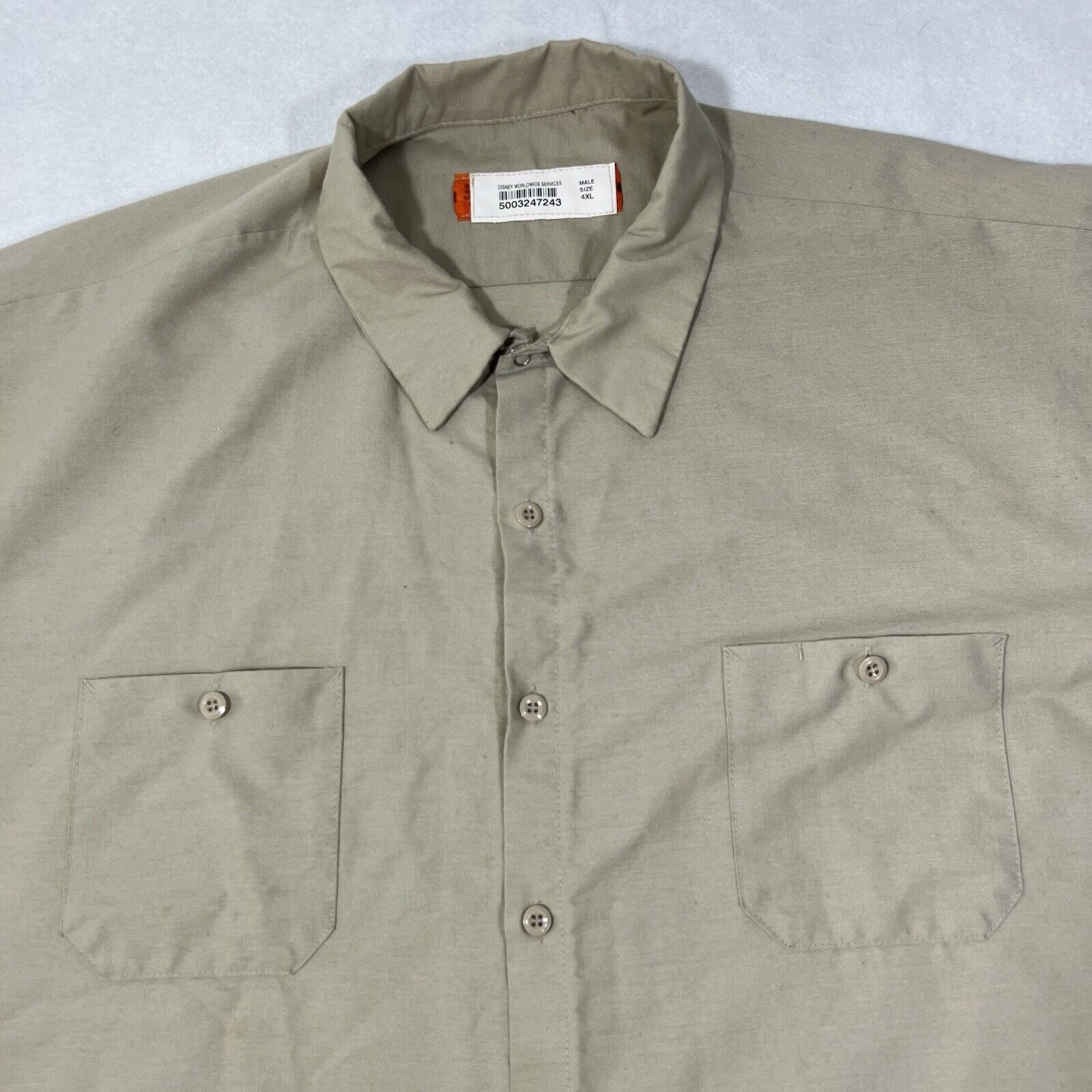 Disney Disney Worldwide 4XL Cast Member Brown Button Shirt Size US XXL / EU 58 / 5 - 2 Thumbnail