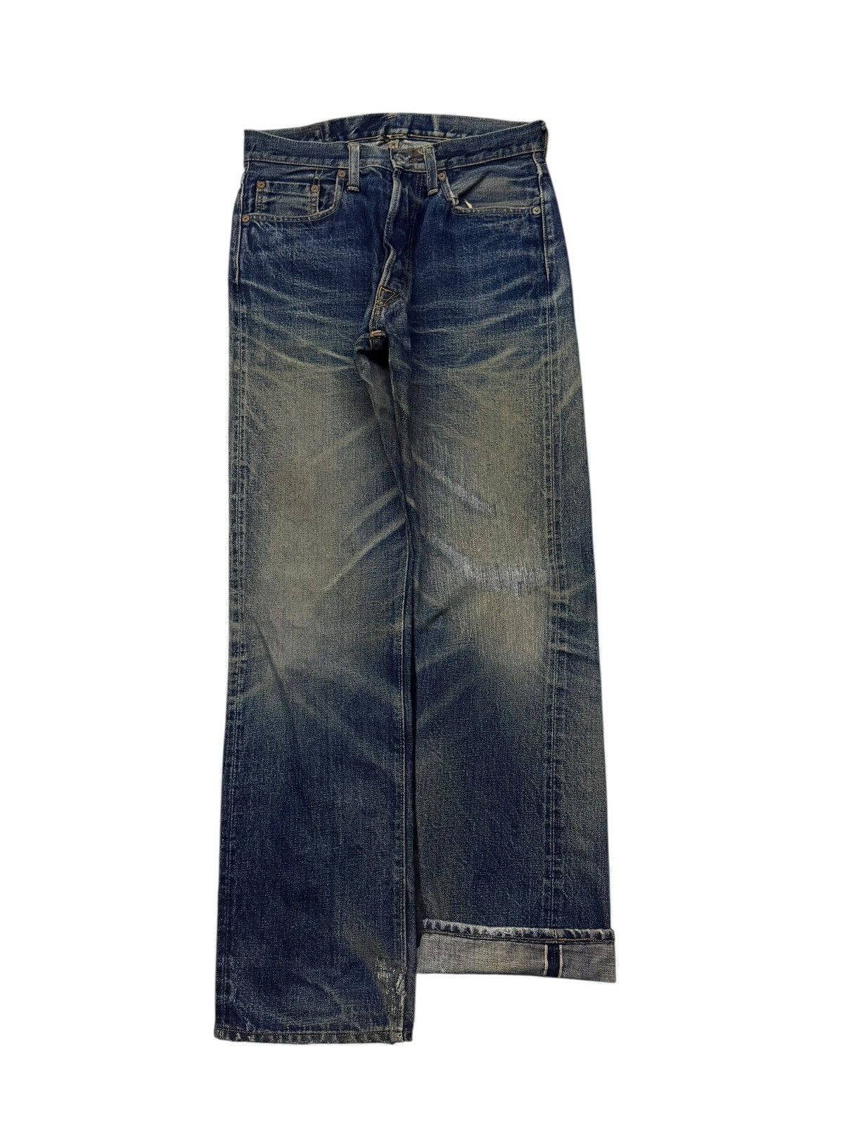 Denime Vintage 90s DENIME Lot 87 Selvedge Denim Jeans Japan | W29 Size US 29 - 2 Thumbnail
