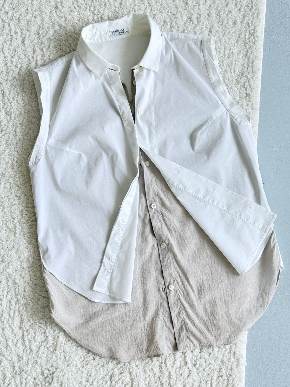 Brunello Cucinelli Brunello Cucinelli Vest Double Shirt Silk Women’s Size M / US 6-8 / IT 42-44 - 4 Thumbnail