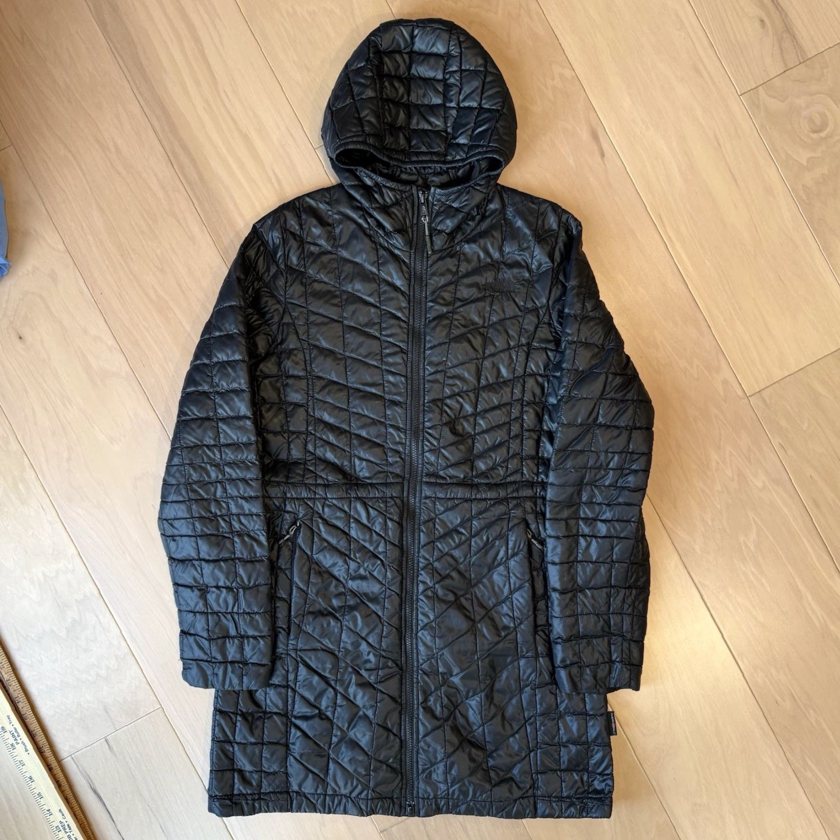 The North Face VNTG The North Face Thermoball Parka Jacket Women's Medium Black Full Zip Insulated Outerwear Size M / US 6-8 / IT 42-44 - 2 Thumbnail