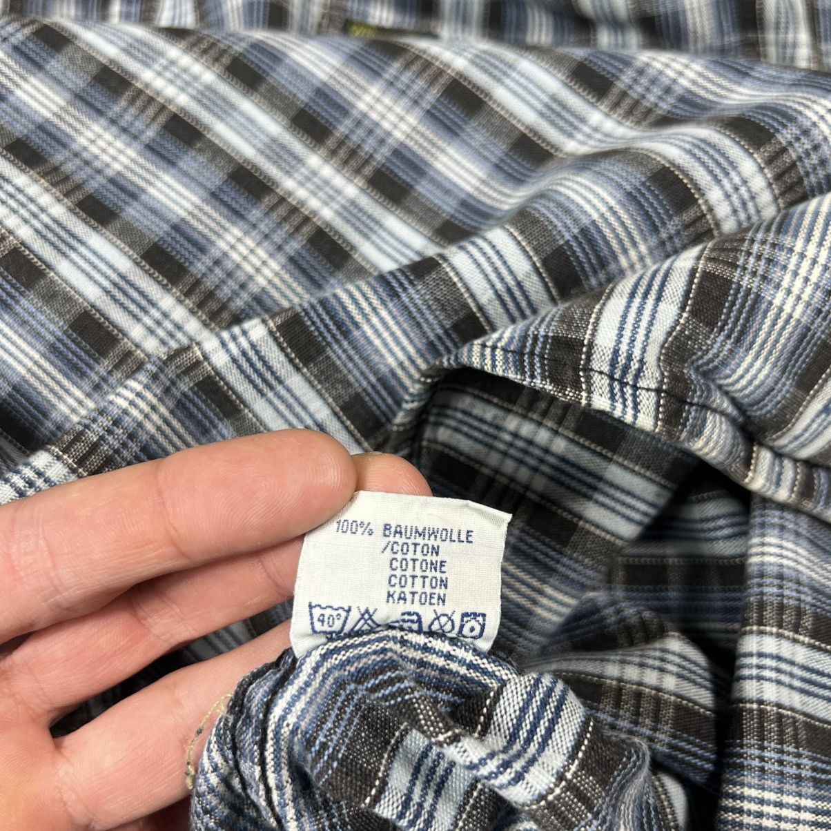 Wrangler Vintage 90s Wrangler Striped Retro Zip Light Jacket Flannel Size US XL / EU 56 / 4 - 16 Thumbnail
