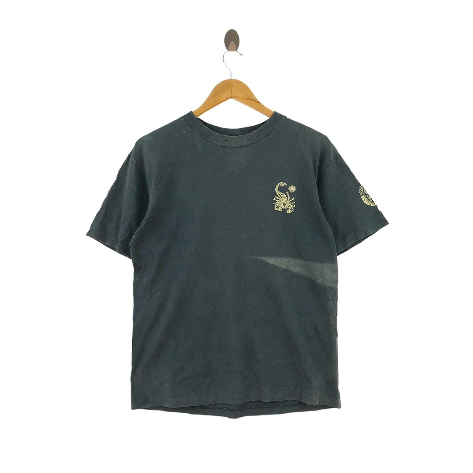 Vtg SCORPION BAY SURFING Baja California Sun Faded Tee Shirt