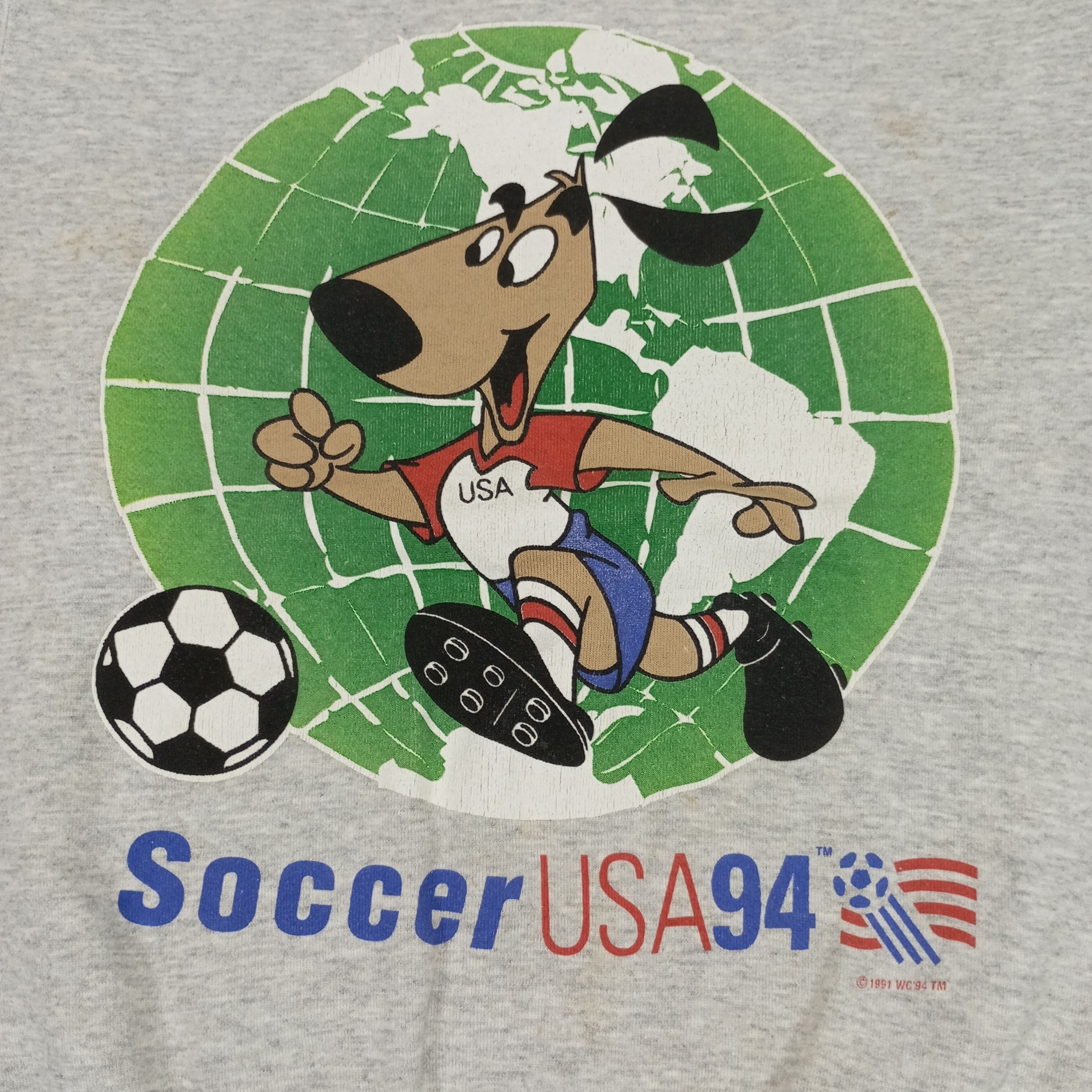 Vintage Soccer USA 94 Streetwear Style Vintage Sweatshirt Size US S / EU 44-46 / 1 - 2 Thumbnail