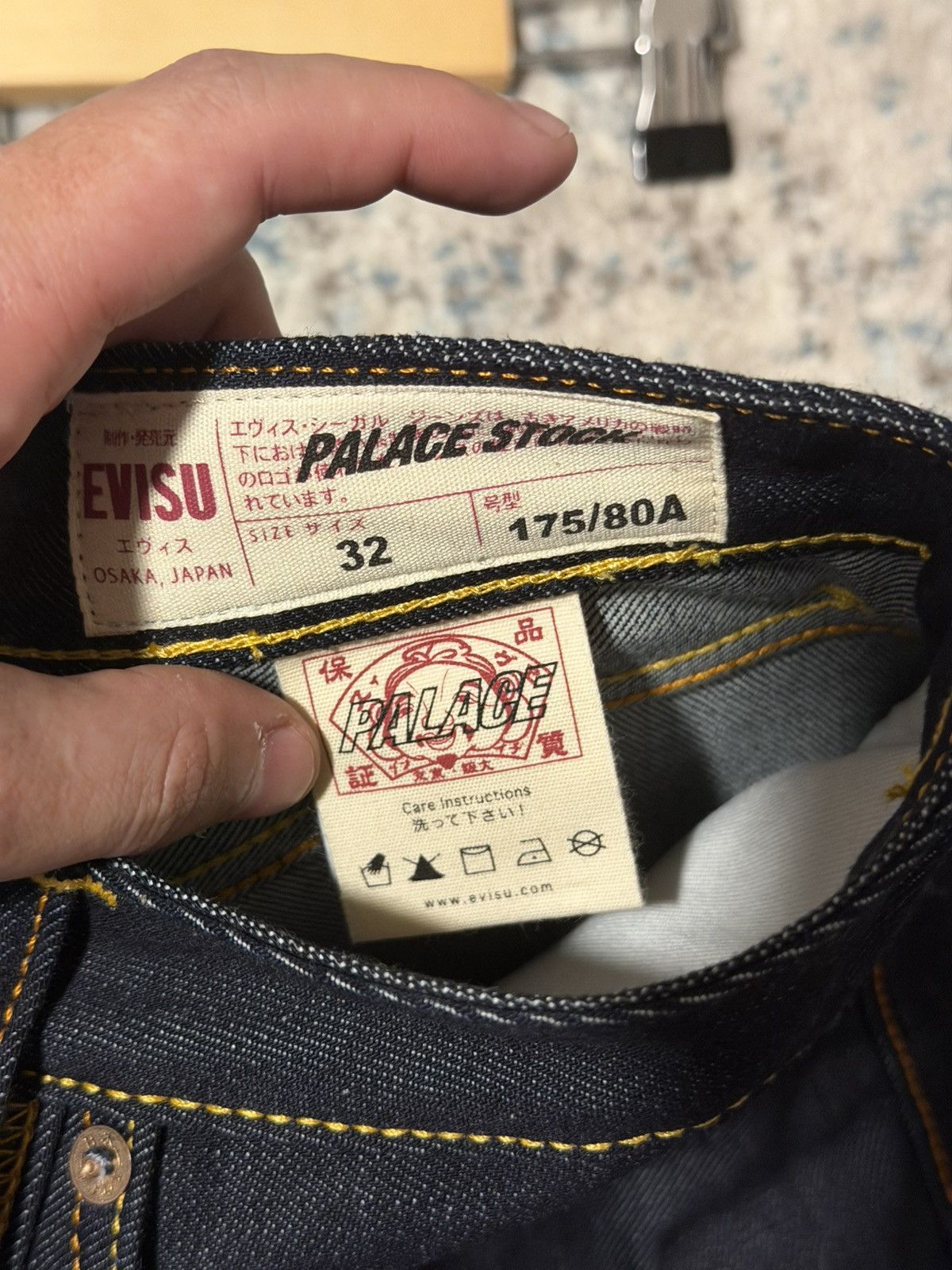 Evisu × Palace Palace Evisu Raw Denim Short Size US 32 / EU 48 - 5 Thumbnail