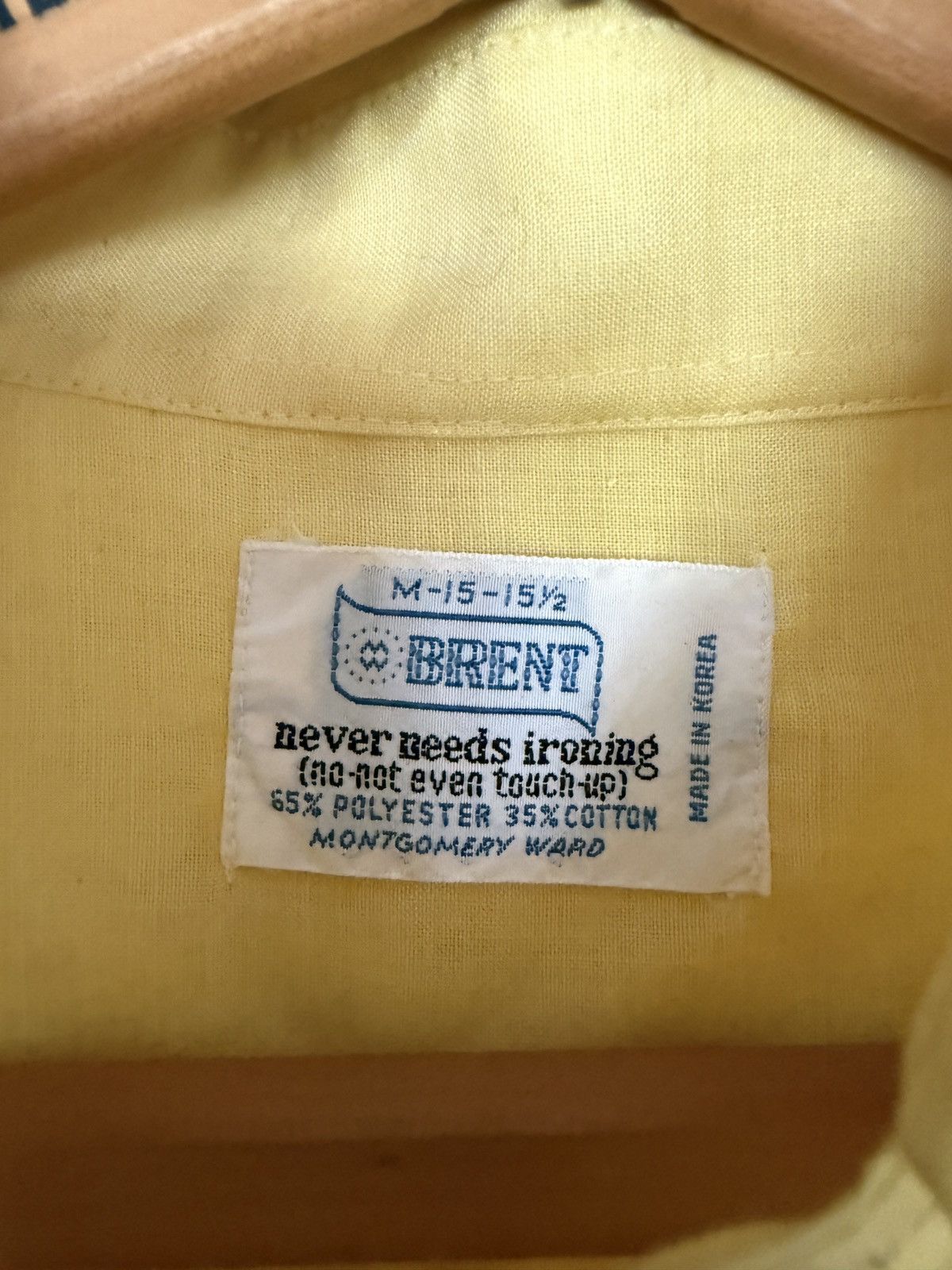 Vintage Vintage 60s Brent Montgomery Ward Button Down Collared Shirt Size US M / EU 48-50 / 2 - 3 Thumbnail