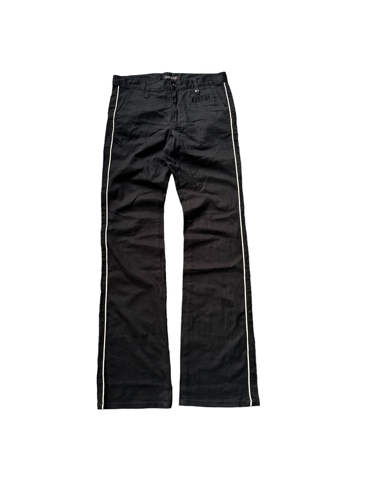 Japanese Brand Morgan flared two lines pants Size 30" / US 8 / IT 44 - 1 Thumbnail