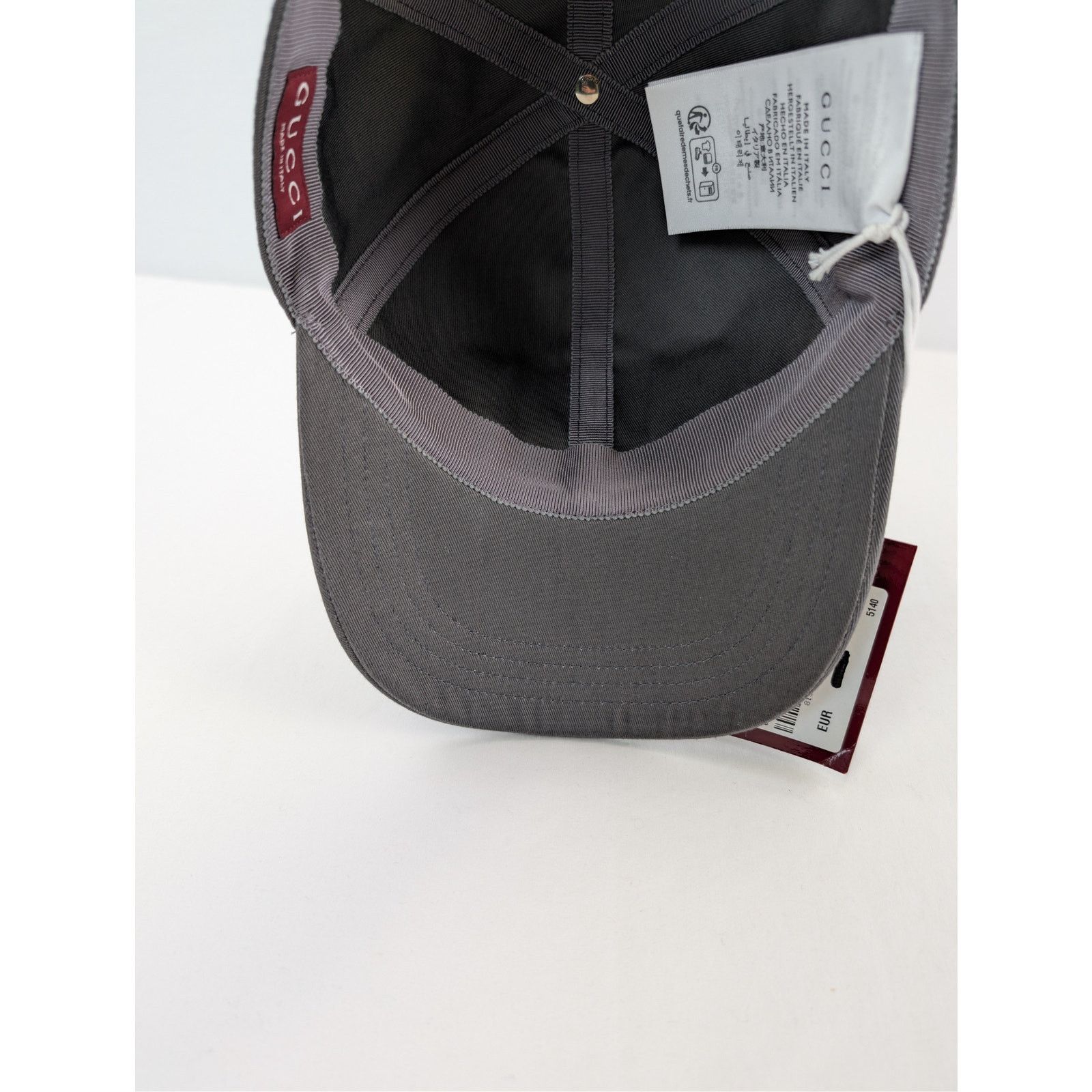 Gucci o1rshd1 Size: M / Pecchi Baseball Cap / Hat in Graphite Grey Size ONE SIZE - 10 Thumbnail
