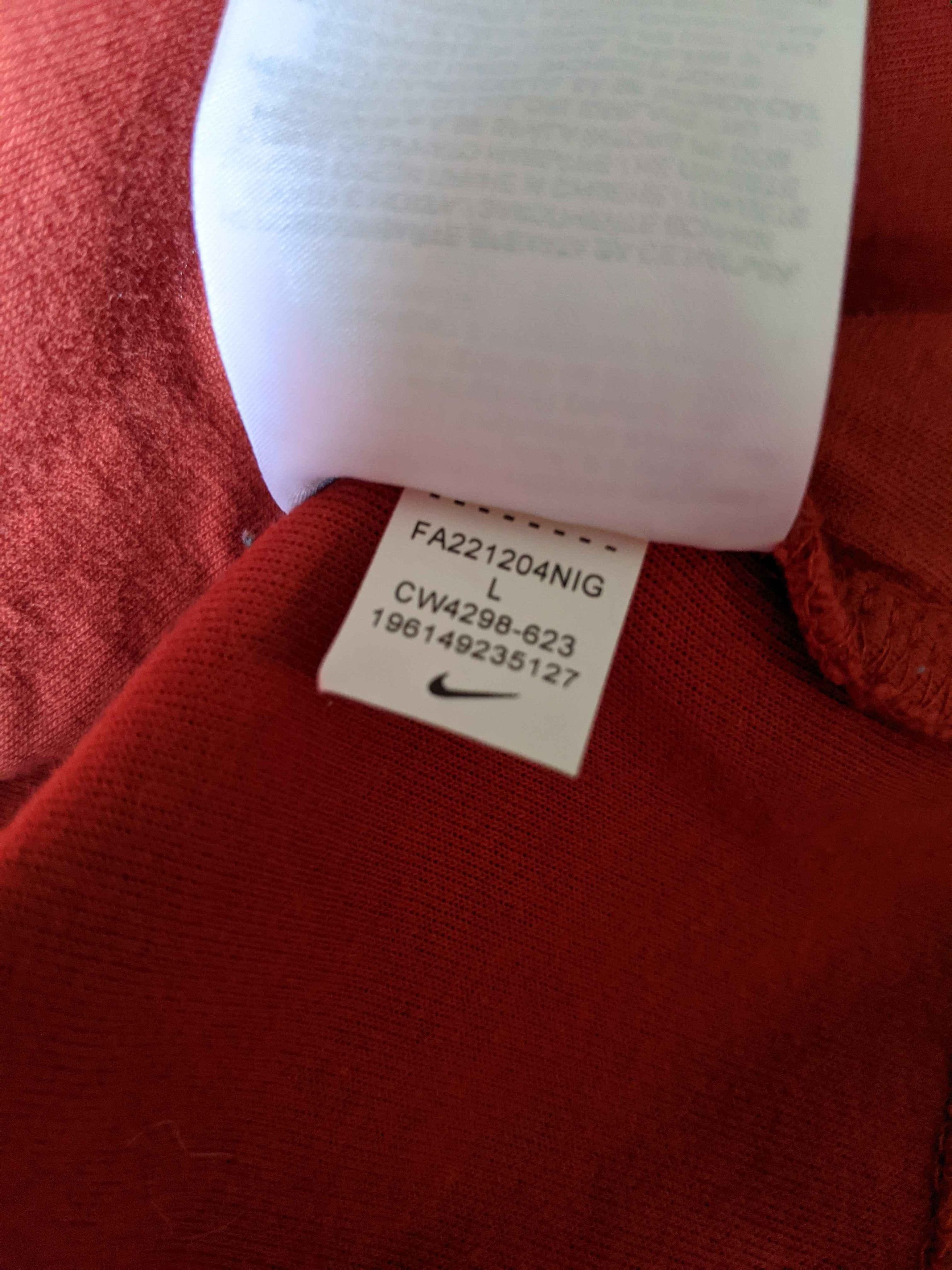 Nike Nike Women's Red Tech Fleece Windrunner Full Zip Hoodie Size L / US 10 / IT 46 - 9 Thumbnail