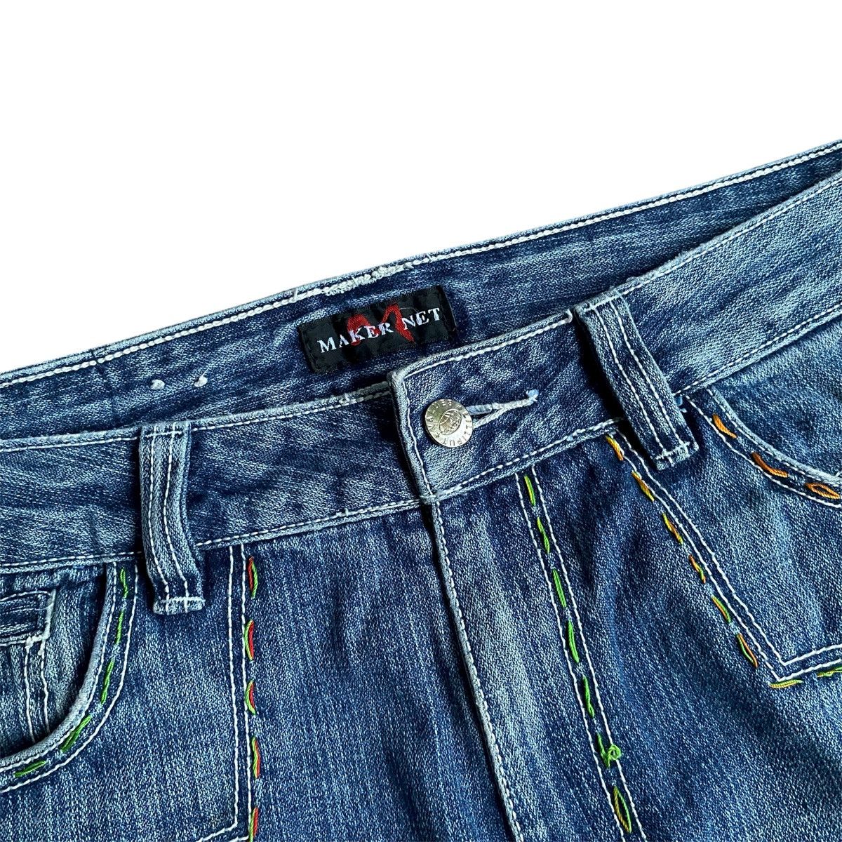 Japanese Brand × Kamakura Vintage Japanese Denim MarketNet Karakuri Tamashi Sukajan Size US 34 / EU 50 - 7 Thumbnail