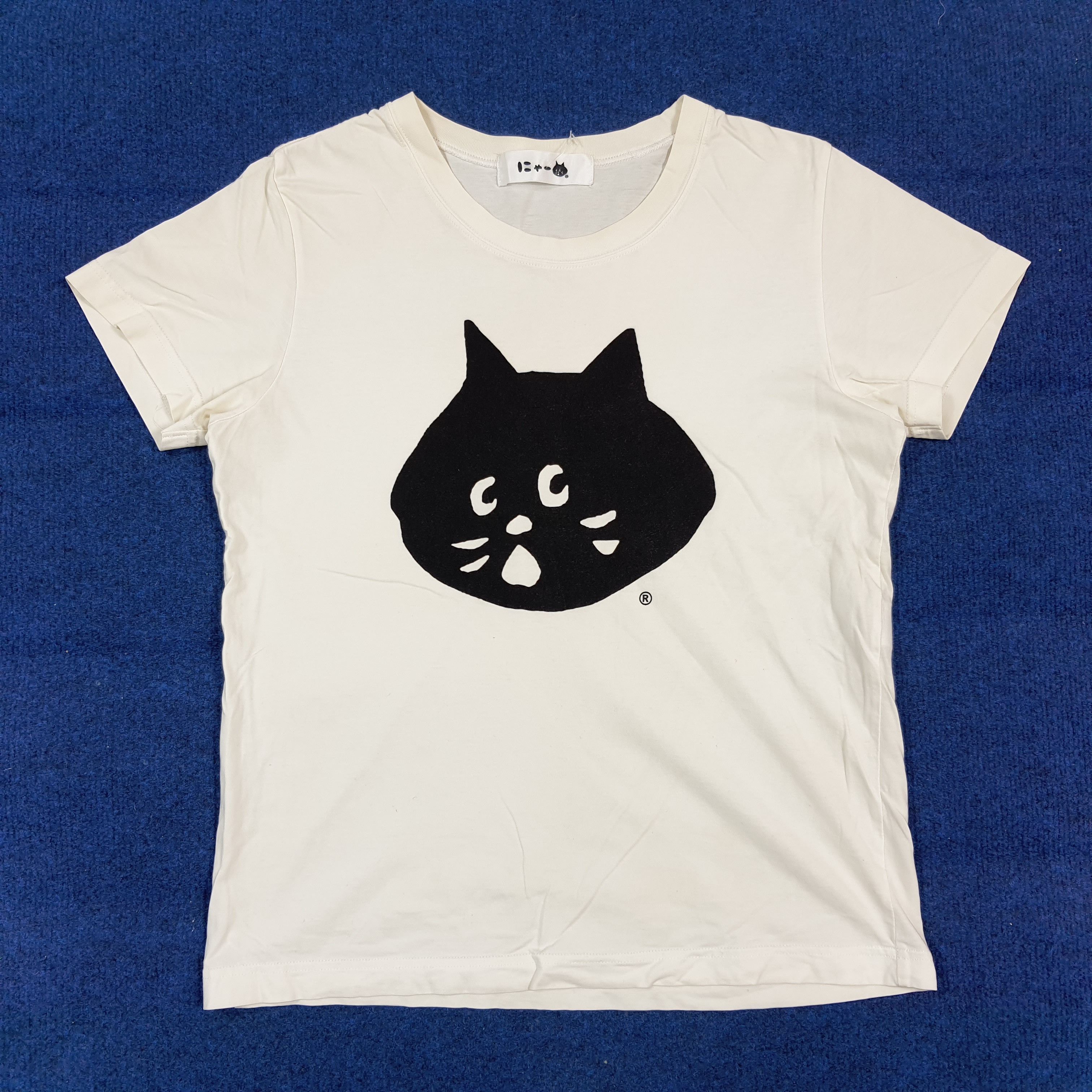 Vintage Ne-Net by Issey Miyake Kuro Neko Tshirt C299N24