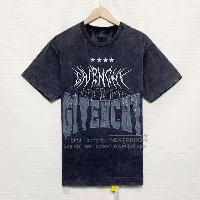 Givenchy Givenchy Washed Vintage Embroidered Short Sleeve. Size US S / EU 44-46 / 1 - 1 Thumbnail