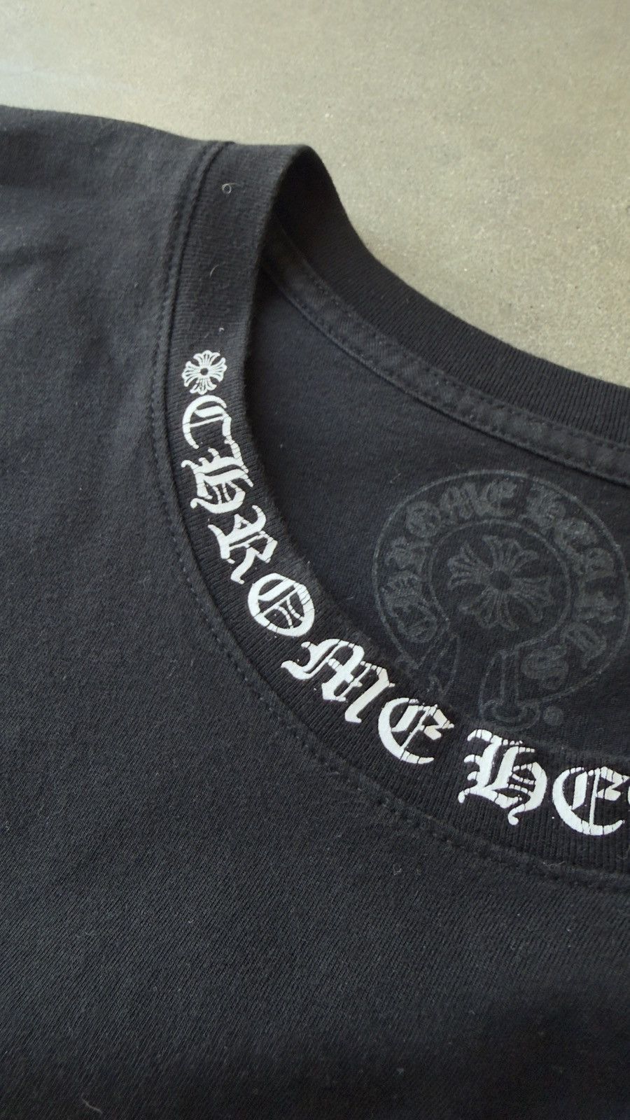Chrome Hearts RARE! Chrome Hearts Neck Logo T-Shirt Size US XXL / EU 58 / 5 - 5 Thumbnail