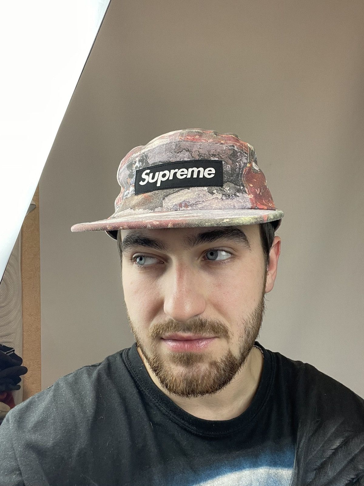Supreme afternoon cap Van Gogh style camp hat