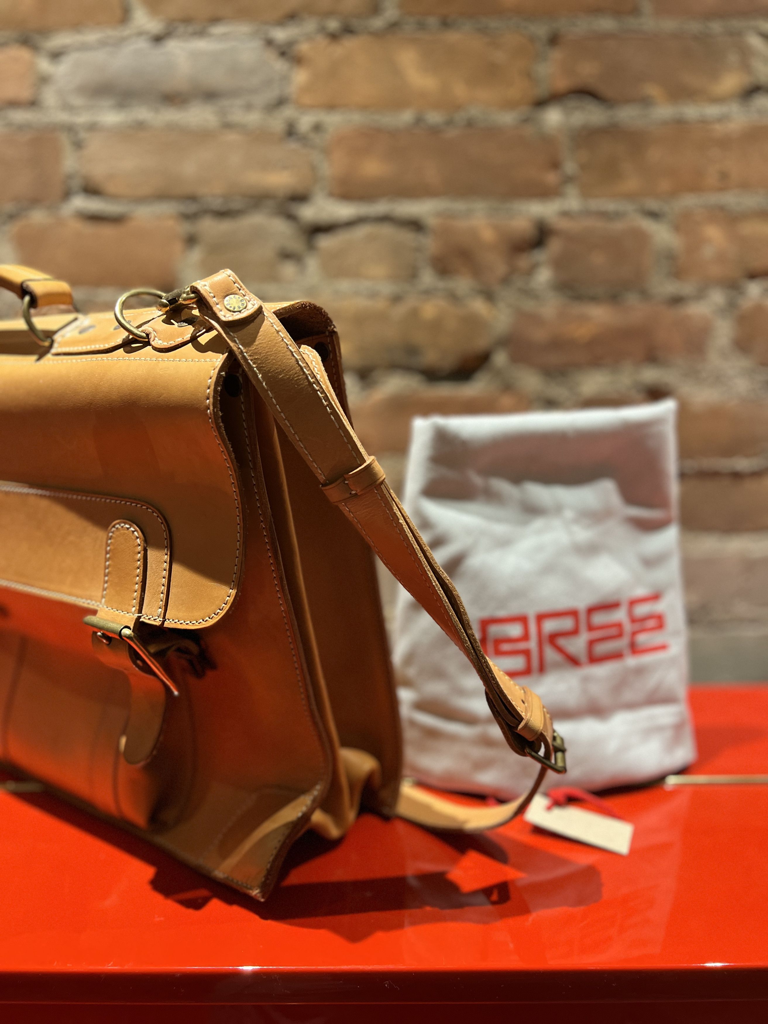 BREE BREE Natur Collection Leather Briefcase – Vegetable Tanned Size ONE SIZE - 4 Thumbnail