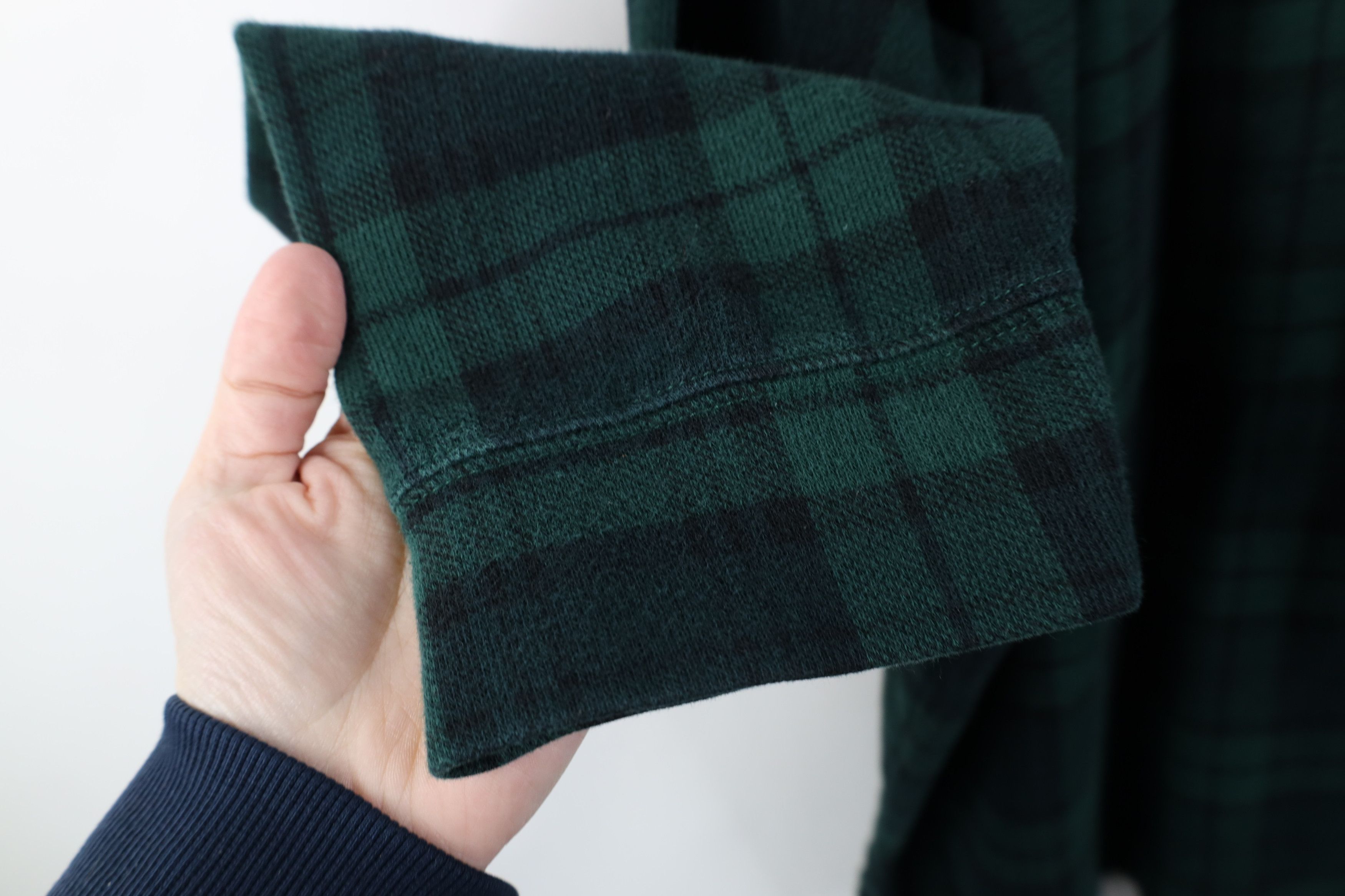 Ralph Lauren Vintage Y2K Ralph Lauren Ribbed 1/4 Half Zip Sweater Plaid Size US XXL / EU 58 / 5 - 9 Thumbnail