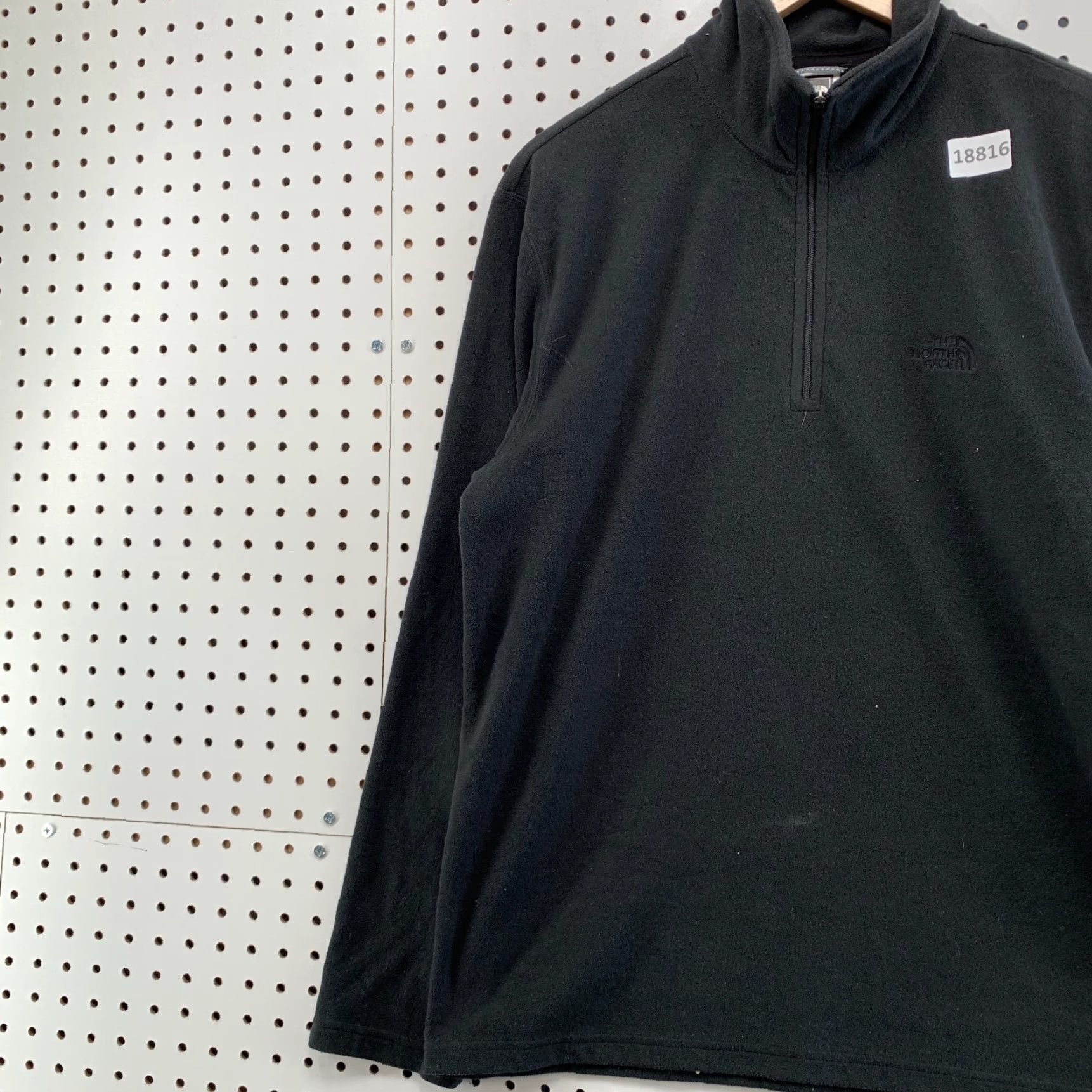 The North Face The North Face Mens Black 1/4 Zip Pullover Shirt Mens Medium Long Sleeve Fleece 21X27 Size US M / EU 48-50 / 2 - 3 Thumbnail