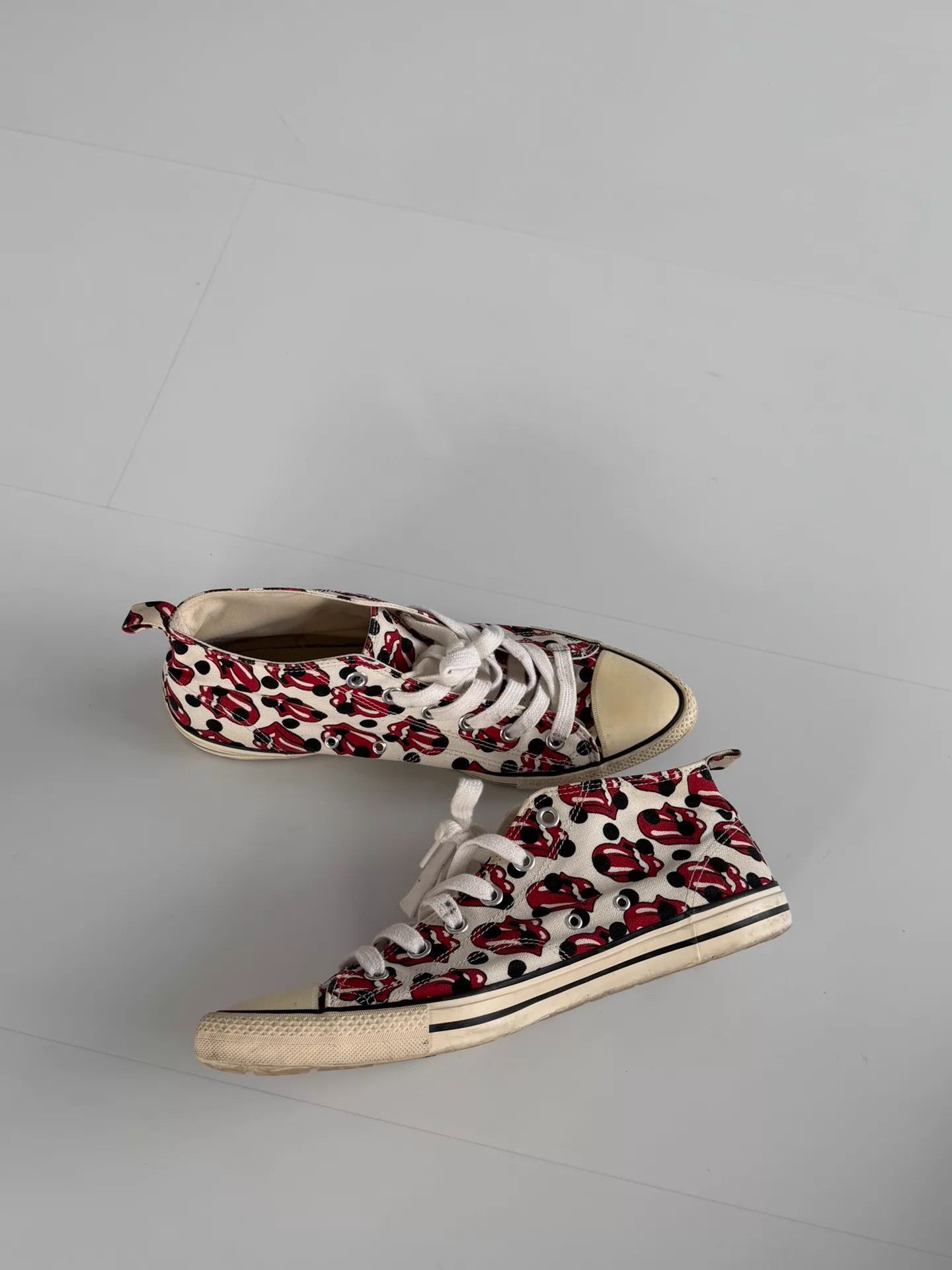 Comme des Garcons CDG 06SS The Rolling Stones Polka Dot Pointed Toe Size US 8 / EU 41 - 4 Thumbnail