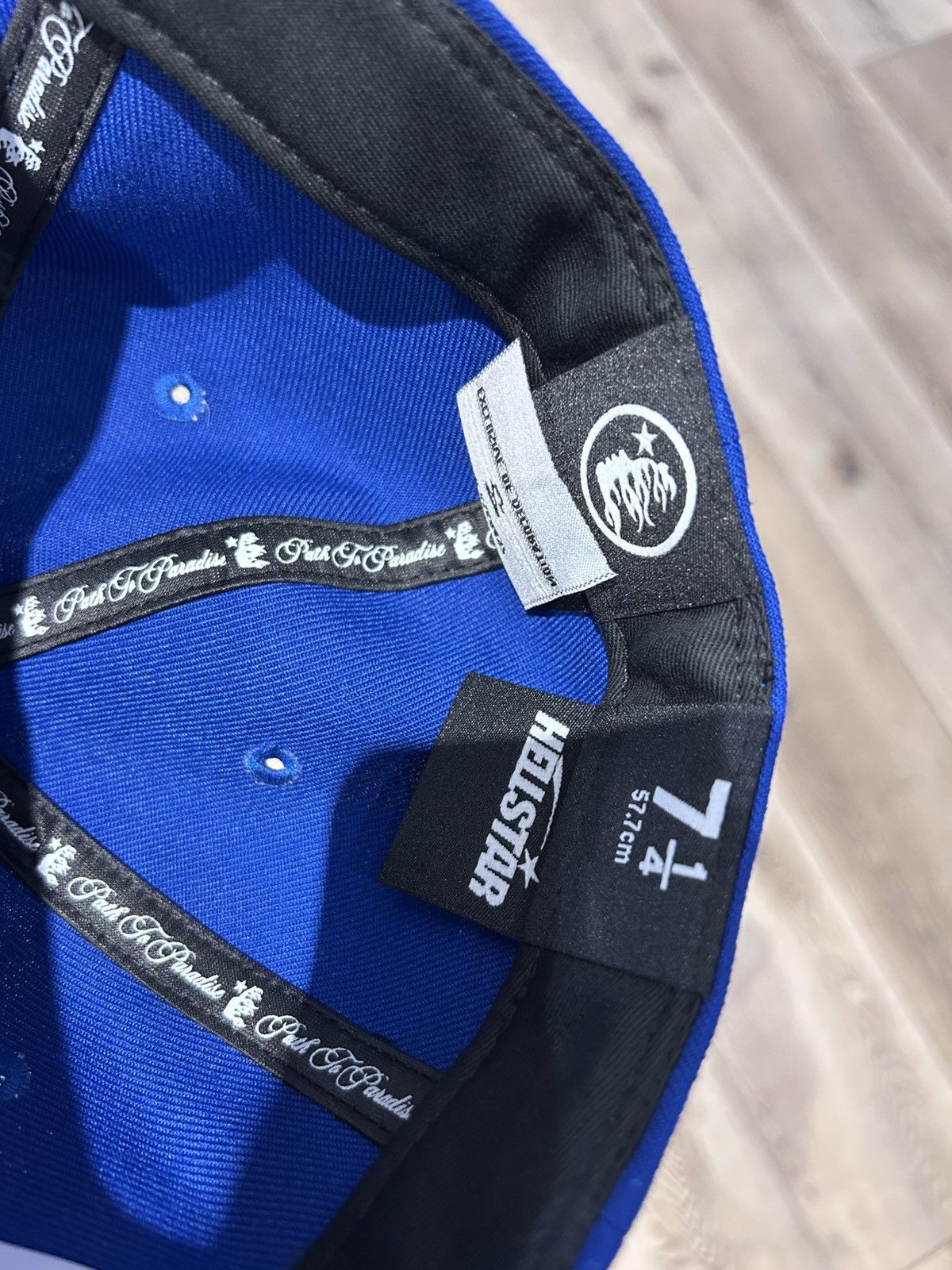 HELLSTAR Hellstar Baseball Fitted Hat Blue Size 7 1/4 Size 28 - 5 Thumbnail