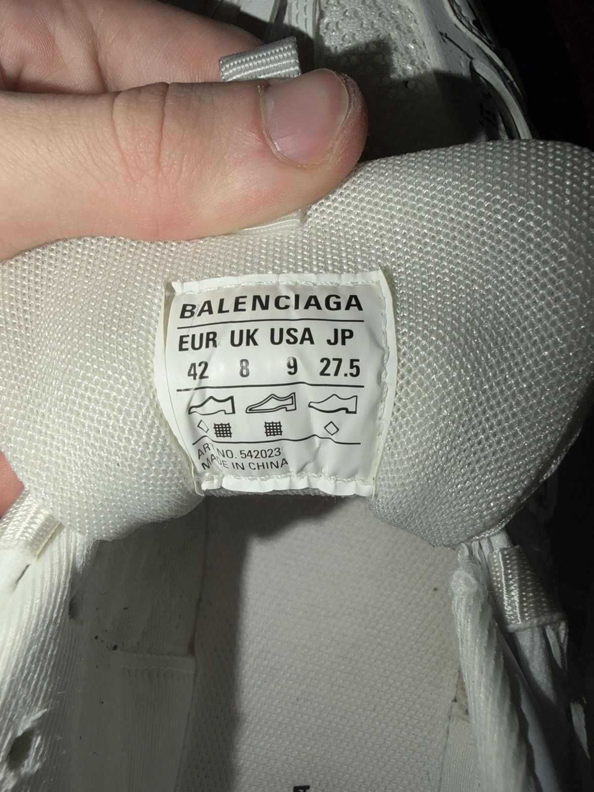 Balenciaga Balenciaga track graffiti white EXTREMELY RARE Size US 9 / EU 42 - 6 Thumbnail