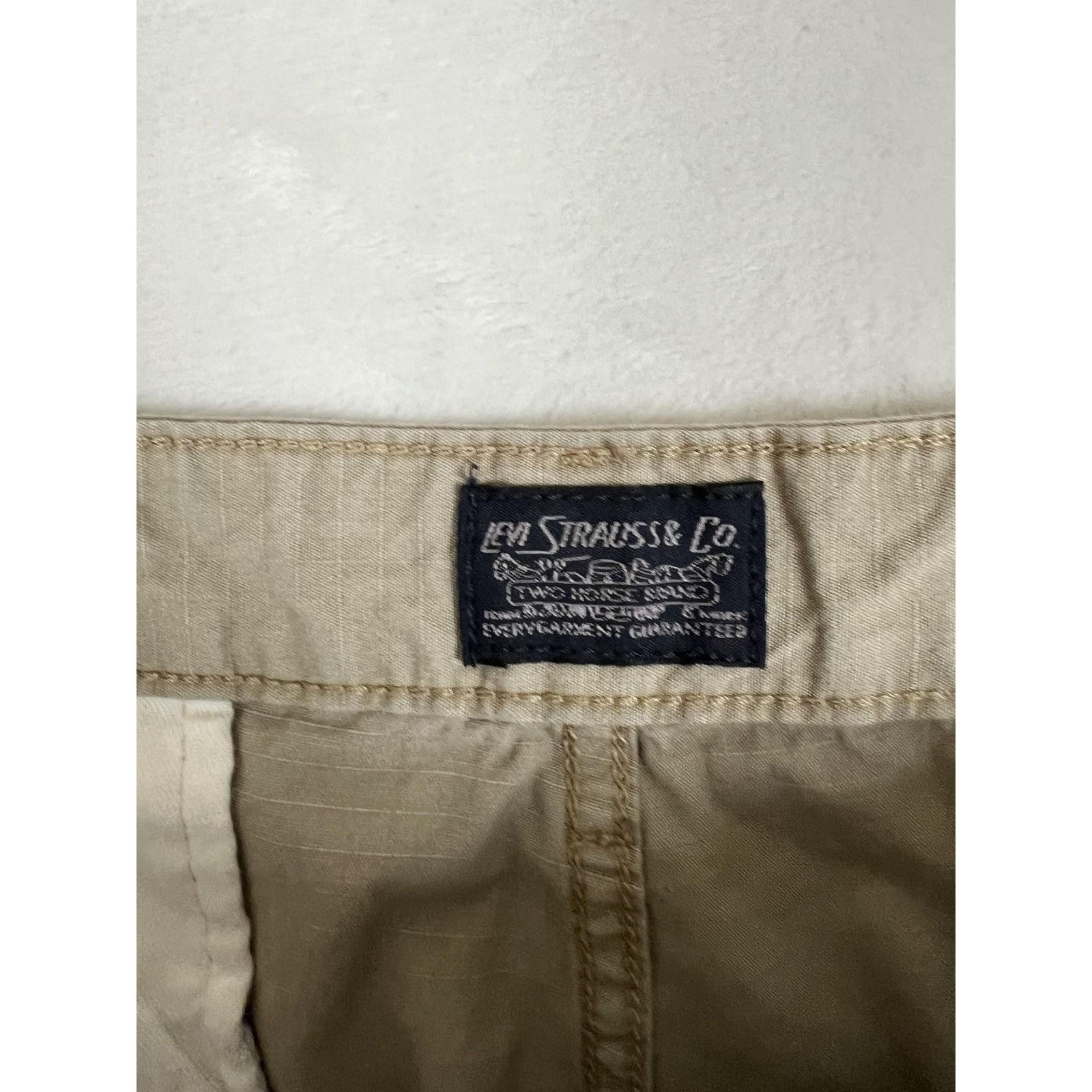 Levi's Levi Strauss & Co Cargo Shorts Mens 38 Khaki Ripstop Multi P Size US 38 / EU 54 - 3 Thumbnail