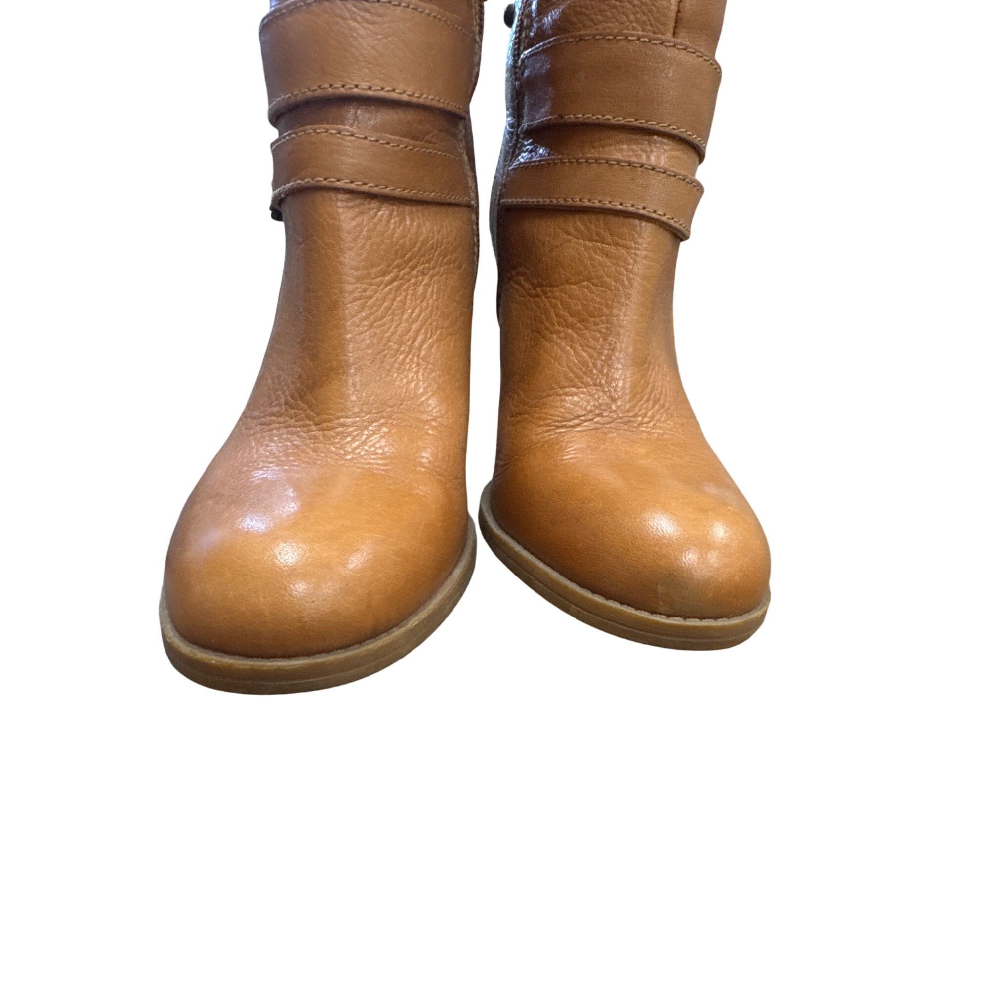 Nine West Nine West Womens Brown Leather Knee-High Boots Size 7.5M SKU Size US 7.5 / IT 37.5 - 8 Thumbnail