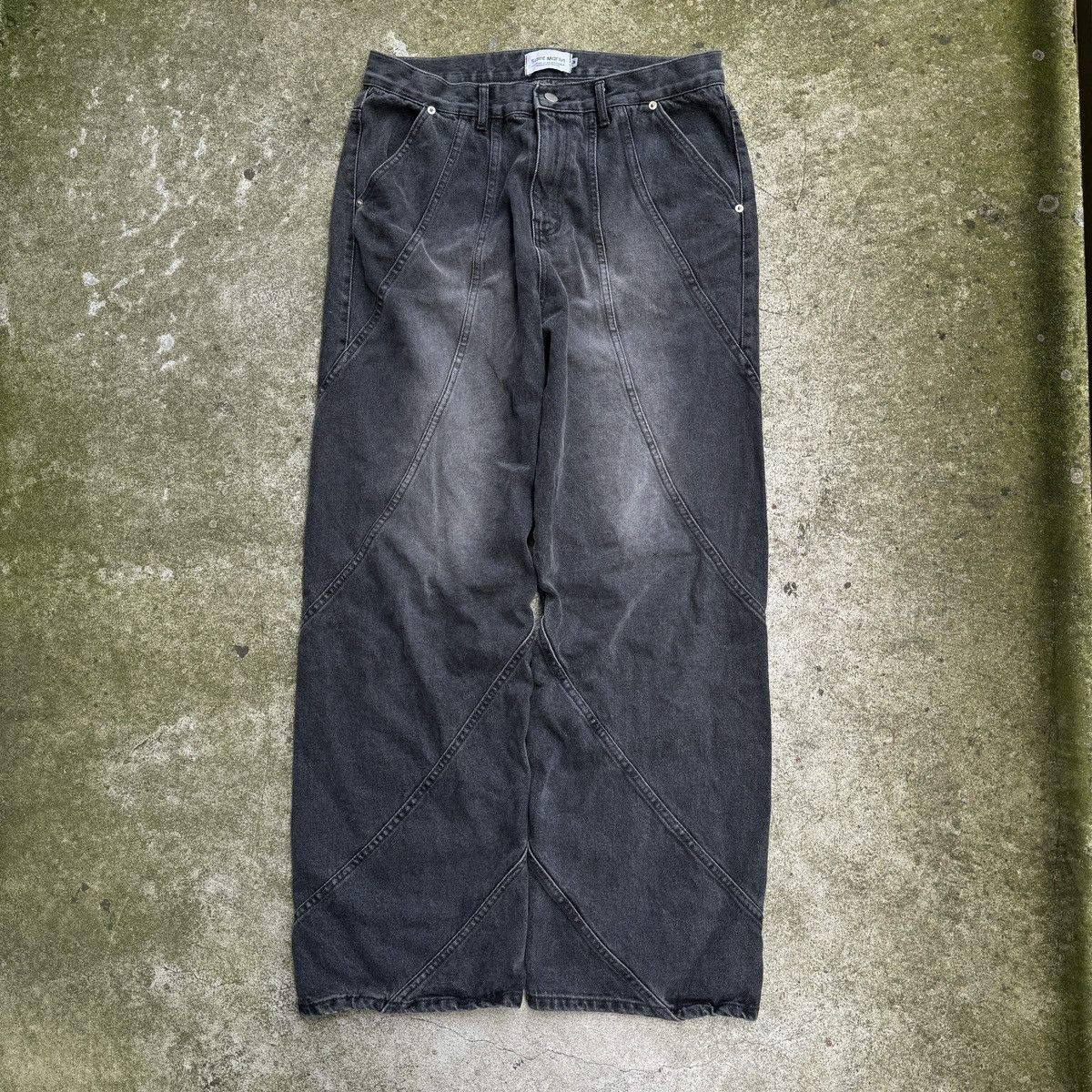 Other Saint Martin Baggy Wide Leg Faded Skater Jeans Size US 34 / EU 50 - 1 Thumbnail