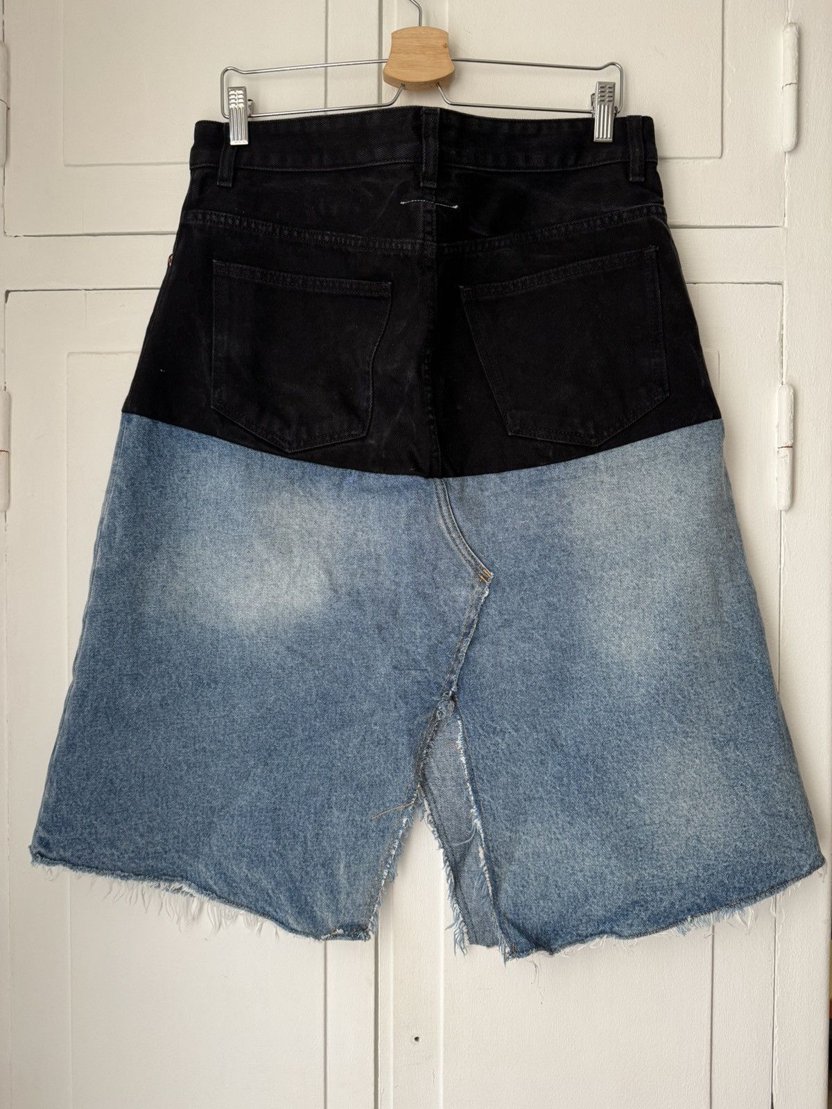 MM6 MM6 Deconstructed Jean Skirt Size US 32 / EU 48 - 2 Thumbnail