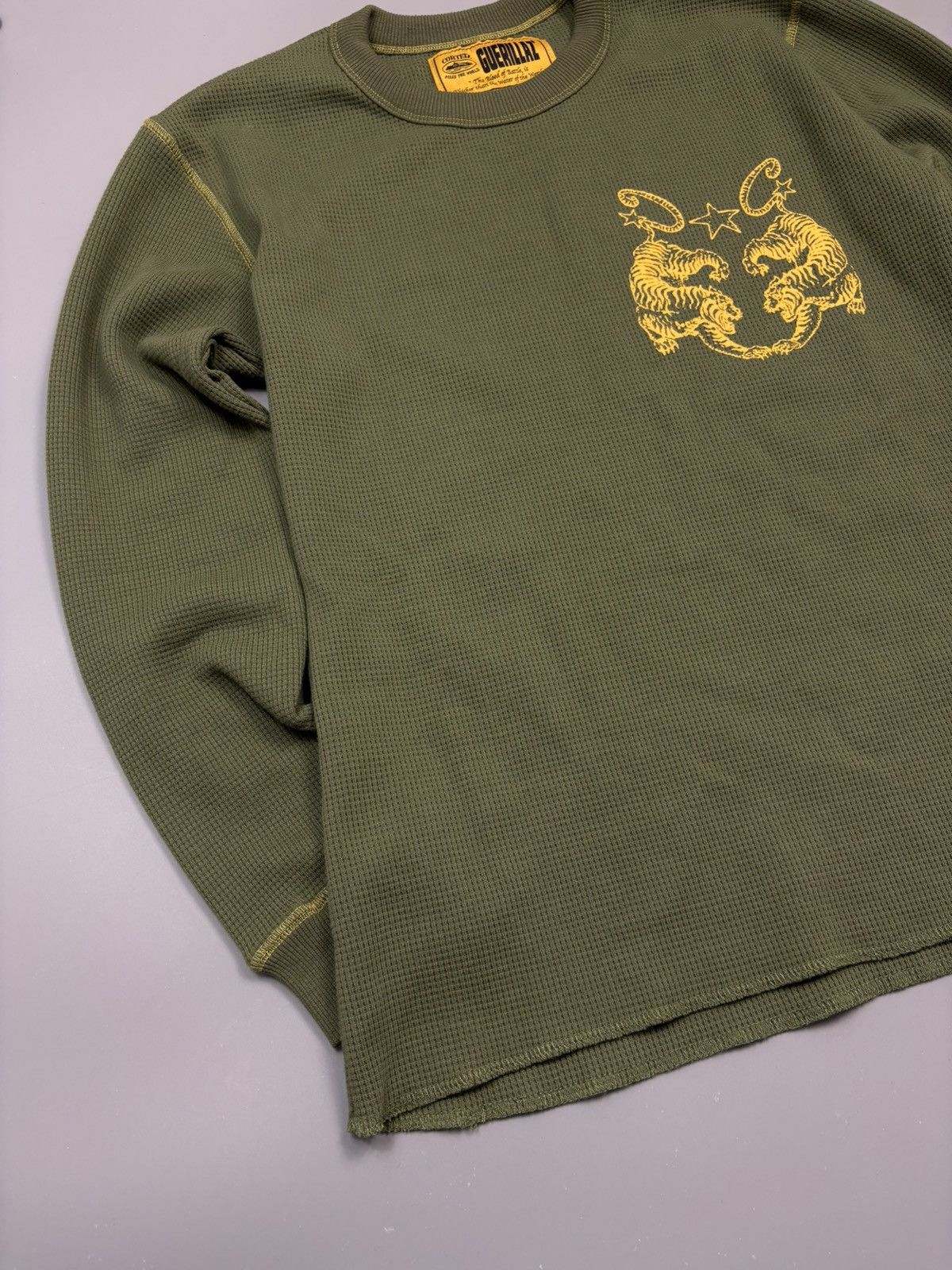 Corteiz Corteiz Tiger Contrast Waffle Longsleeve Size US M / EU 48-50 / 2 - 2 Thumbnail