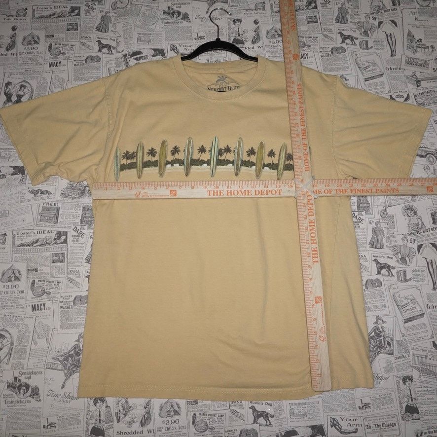 Vintage XL - Vintage Y2K Newport blue brand surfboard 2000s t-shirt Size US XL / EU 56 / 4 - 4 Thumbnail