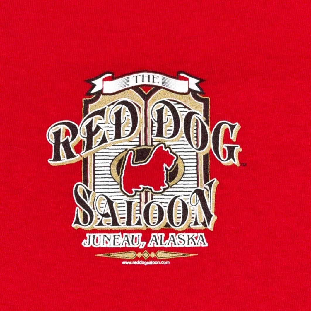 Vintage VINTAGE Red Dog Saloon Shirt Red Adult MEDIUM T-Shirt Crew Neck Short Sleeve Solid Graphic Bar Restaurant Souvenir Mens Size US M / EU 48-50 / 2 - 3 Thumbnail