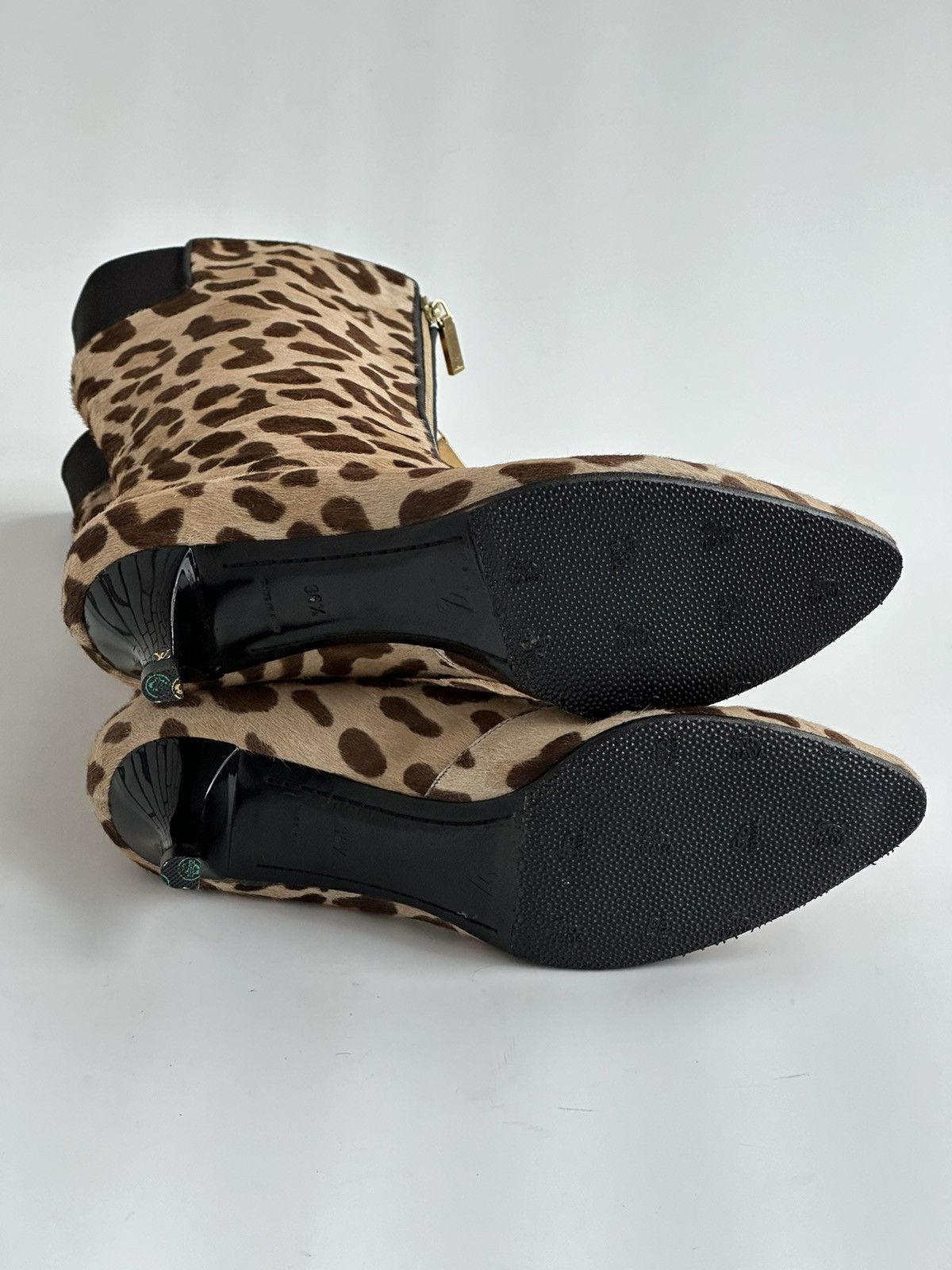 Louis Vuitton × Vintage *sz36.5* LOUIS VUITTON 2003 Leopard Zip Boots y2k archive Size US 6.5 / IT 36.5 - 14 Thumbnail