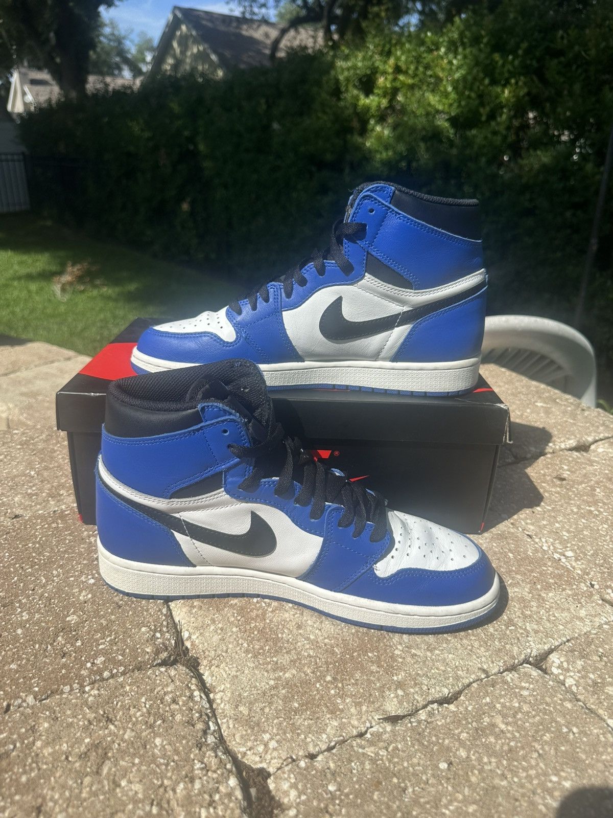 Jordan Brand Nike Air Jordan 1 High OG Game Royal 555088-403 Size 10 Size US 10 / EU 43 - 7 Thumbnail