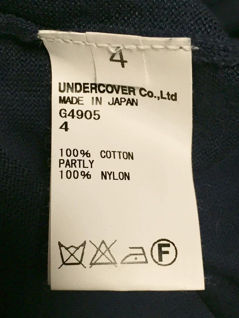 Undercover UNDERCOVER Cotton blue-purple paneled nylon back neck colla Size US XL / EU 56 / 4 - 6 Thumbnail