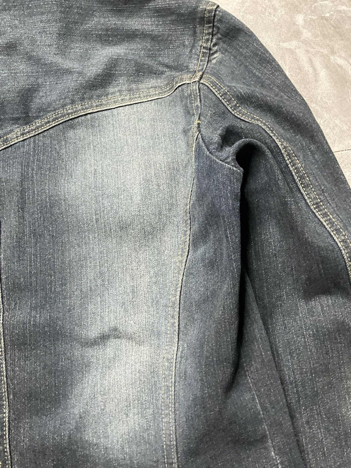 Japanese Brand Atelier Sab Men x If six was Nine Dirt Dyed Biker Denim Jkt Size US M / EU 48-50 / 2 - 11 Thumbnail