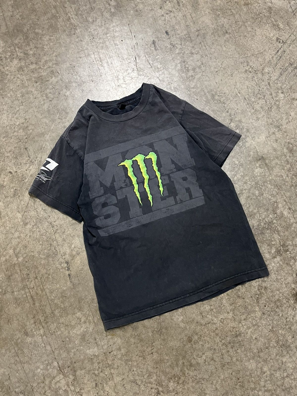 Vintage Monster energy vintage y2k tee skater opium grunge hype Size US M / EU 48-50 / 2 - 1 Thumbnail