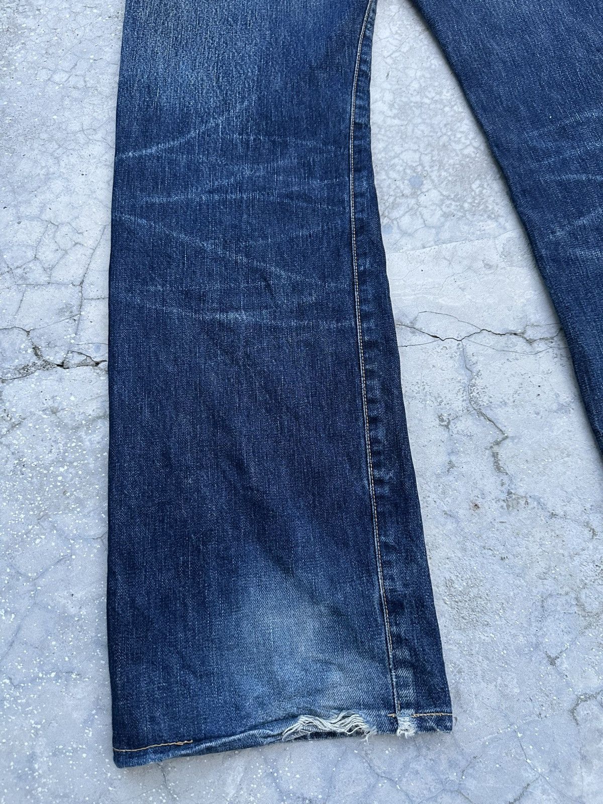 45rpm R by 45Rpm Indigo Blue Selvedge Denim Jeans Size US 31 - 10 Thumbnail