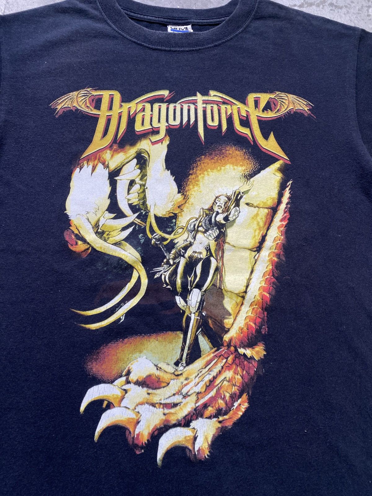 Band Tees Vintage Y2K Dragon Force Metal Band T Shirt Size US M / EU 48-50 / 2 - 2 Thumbnail
