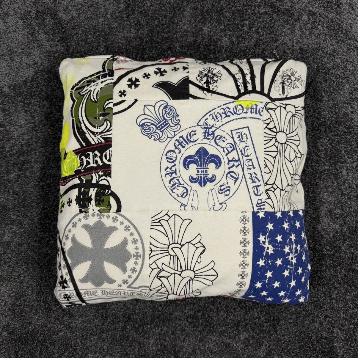 Chrome Hearts Chrome Hearts Patchwork Pillow Cushion Size ONE SIZE - 1 Thumbnail