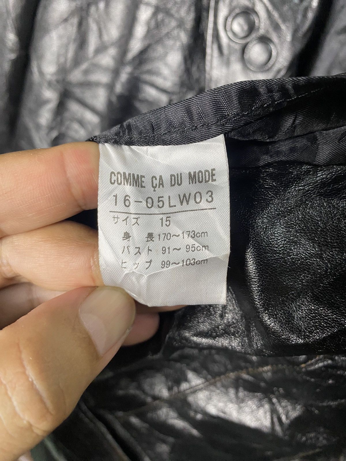 Comme Ca Ism Comme Ca Du Mode Soft Leather Coat Size 38S - 11 Thumbnail