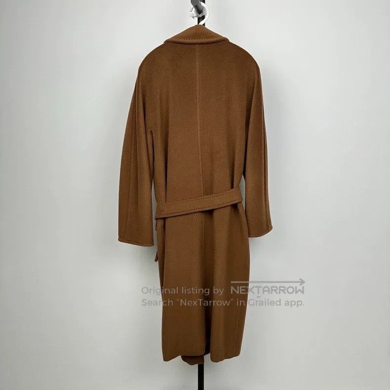 Max Mara Max Mara Ladies' Double-breasted Overcoat in Dark Brown Size XS / US 0-2 / IT 36-38 - 2 Thumbnail