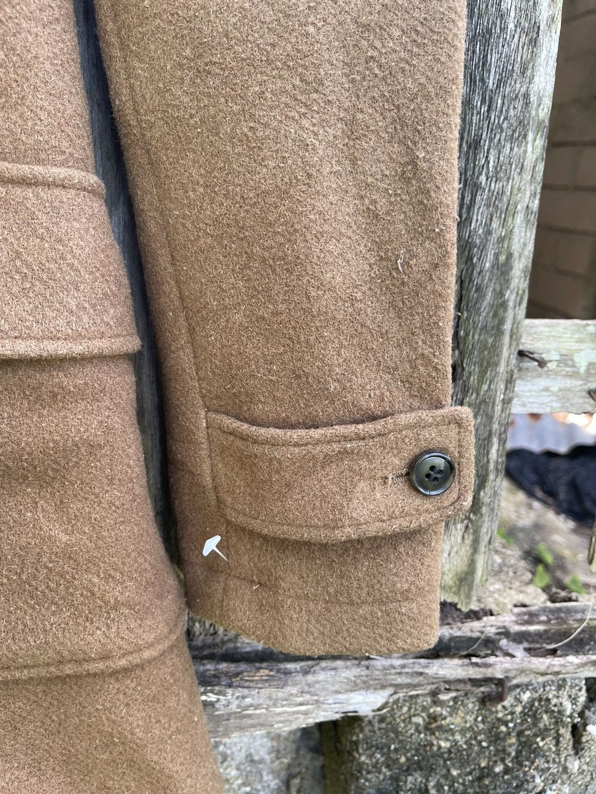 Designer HARE Classic Wool Duffle Coat (Camel Brown) - Size S Size US M / EU 48-50 / 2 - 10 Thumbnail
