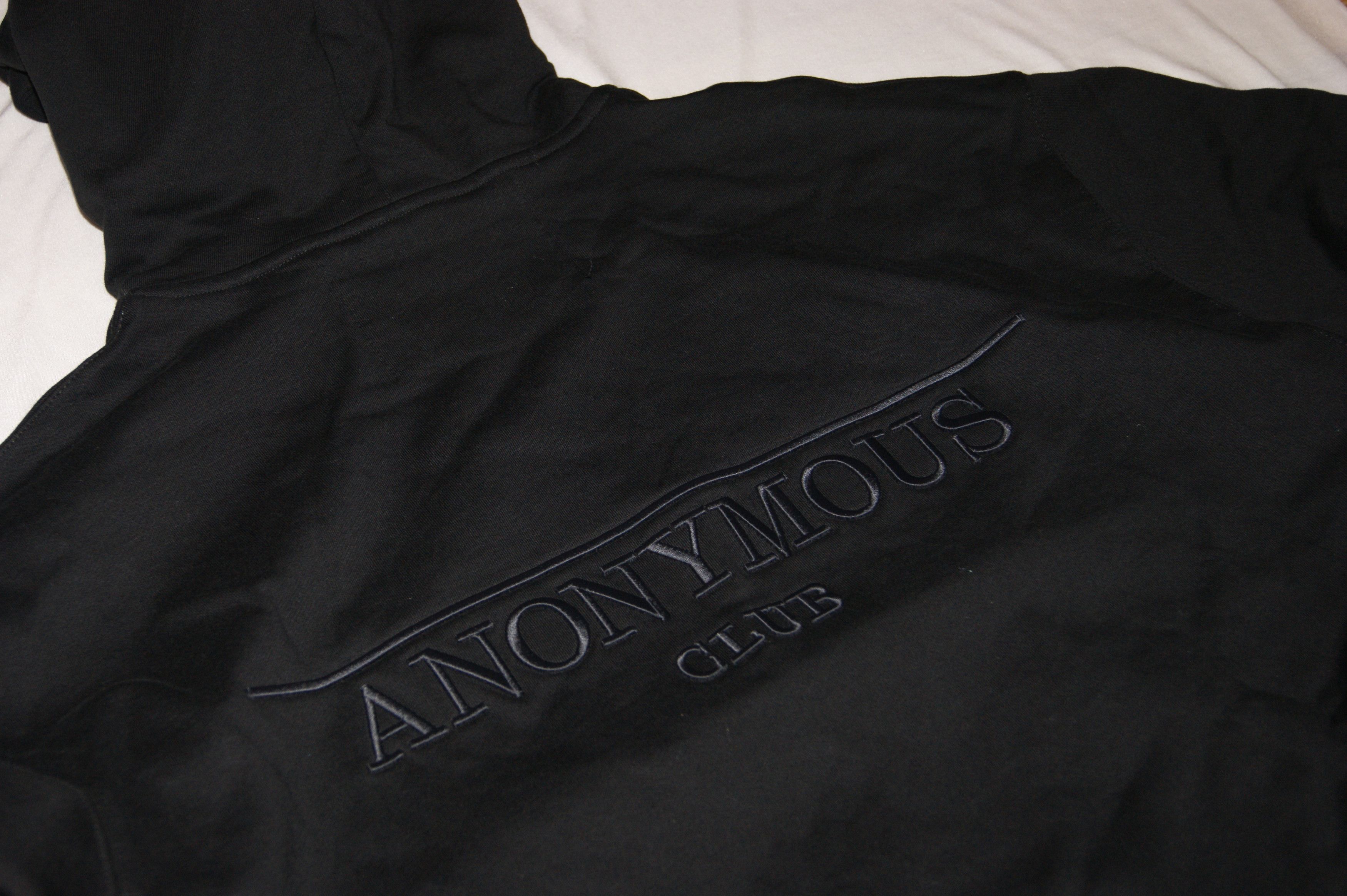 Anonymous Club × Hood By Air Anonymous Club Black Logo Hoodie Size US M / EU 48-50 / 2 - 7 Thumbnail