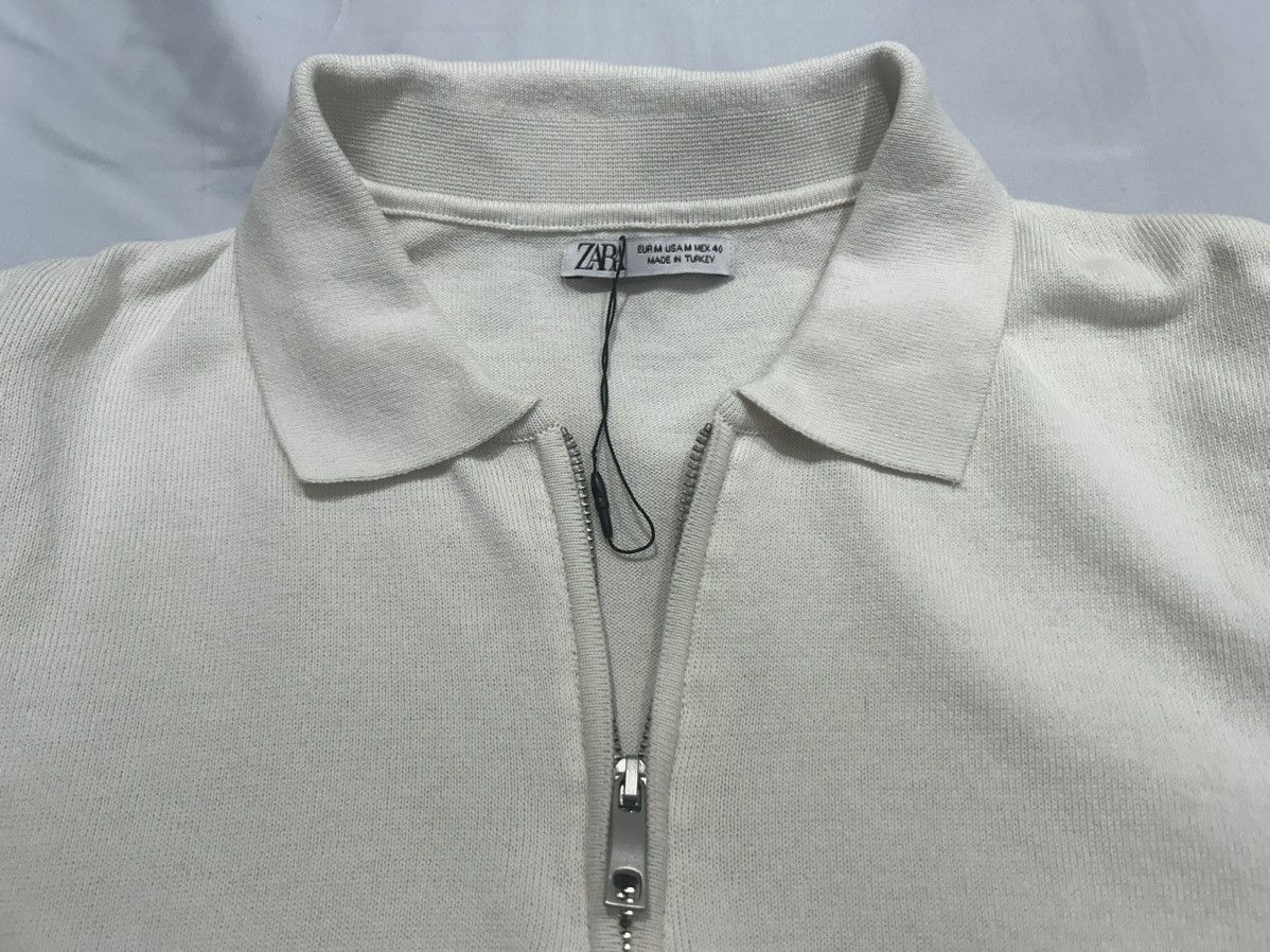Zara Quarter Zip Knit Polo Size US M / EU 48-50 / 2 - 2 Thumbnail