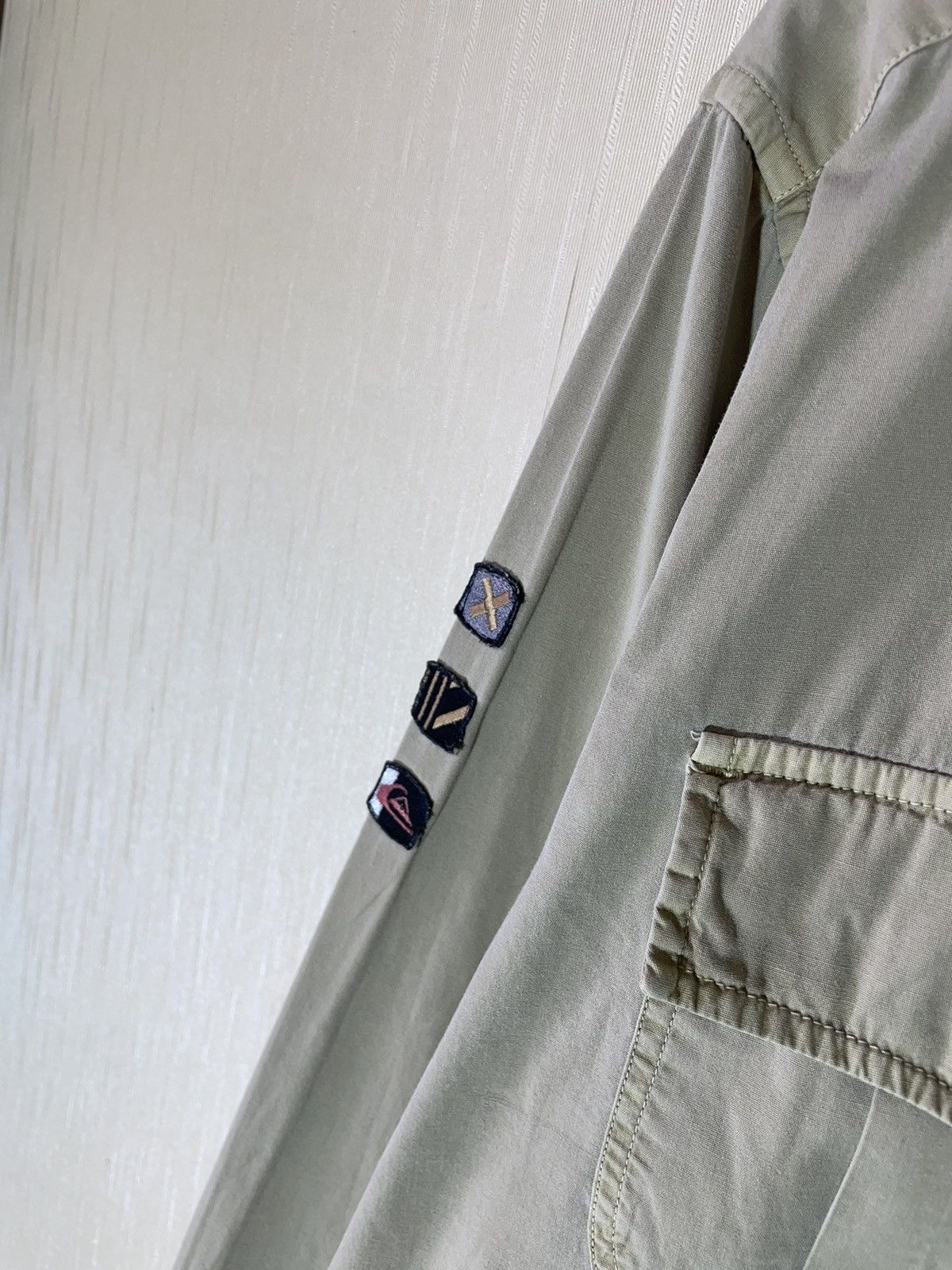 Quiksilver × Vintage Quiksilver military surf style shirt 90s Size US L / EU 52-54 / 3 - 4 Thumbnail