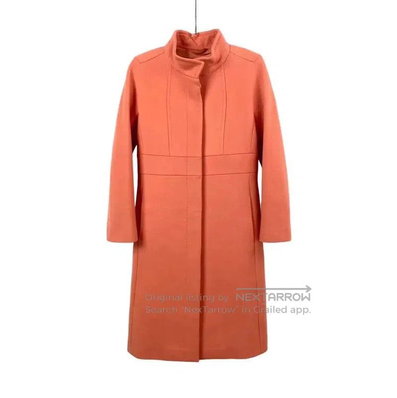 Max Mara MaxMara Orange Wool Coat for Women . Size XXS / US 00 / IT 34 - 1 Thumbnail