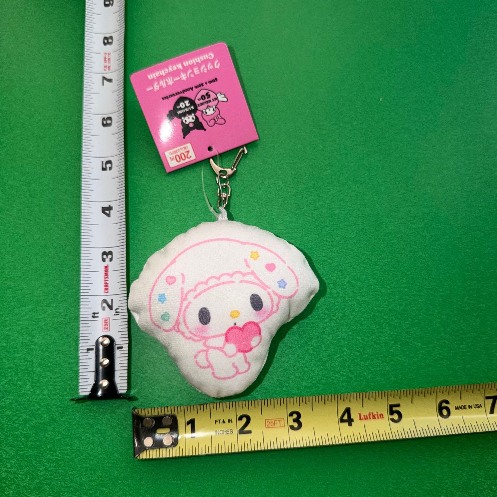Japanese Brand Kuromi My Melody Sanrio Set Plush Keychain Stickers Blind Size ONE SIZE - 5 Thumbnail