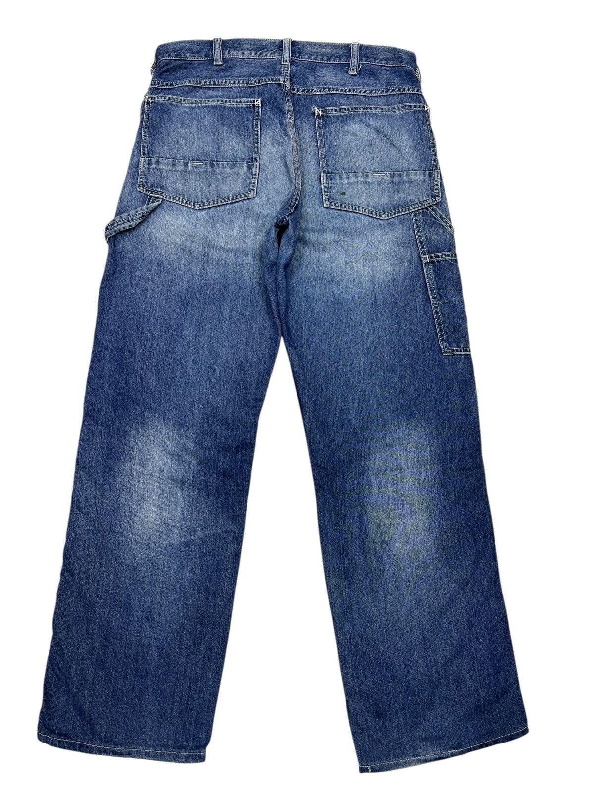 Kapital 🇯🇵 Back Number Kaihara Wash Denim Loose Fit Jeans Size US 32 / EU 48 - 8 Thumbnail